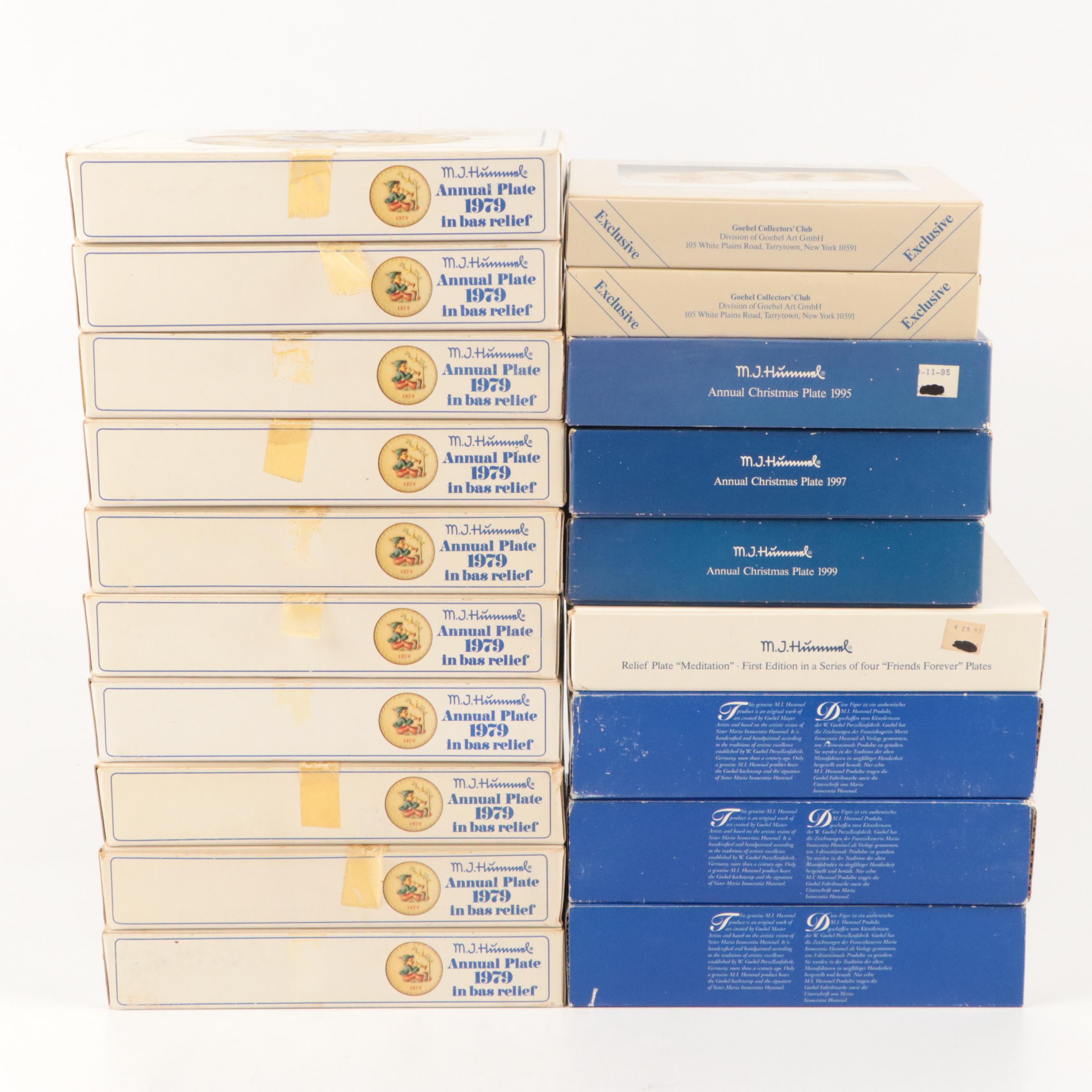 Goebel Hummel Porcelain Collector Plates Including "Spring Dance"