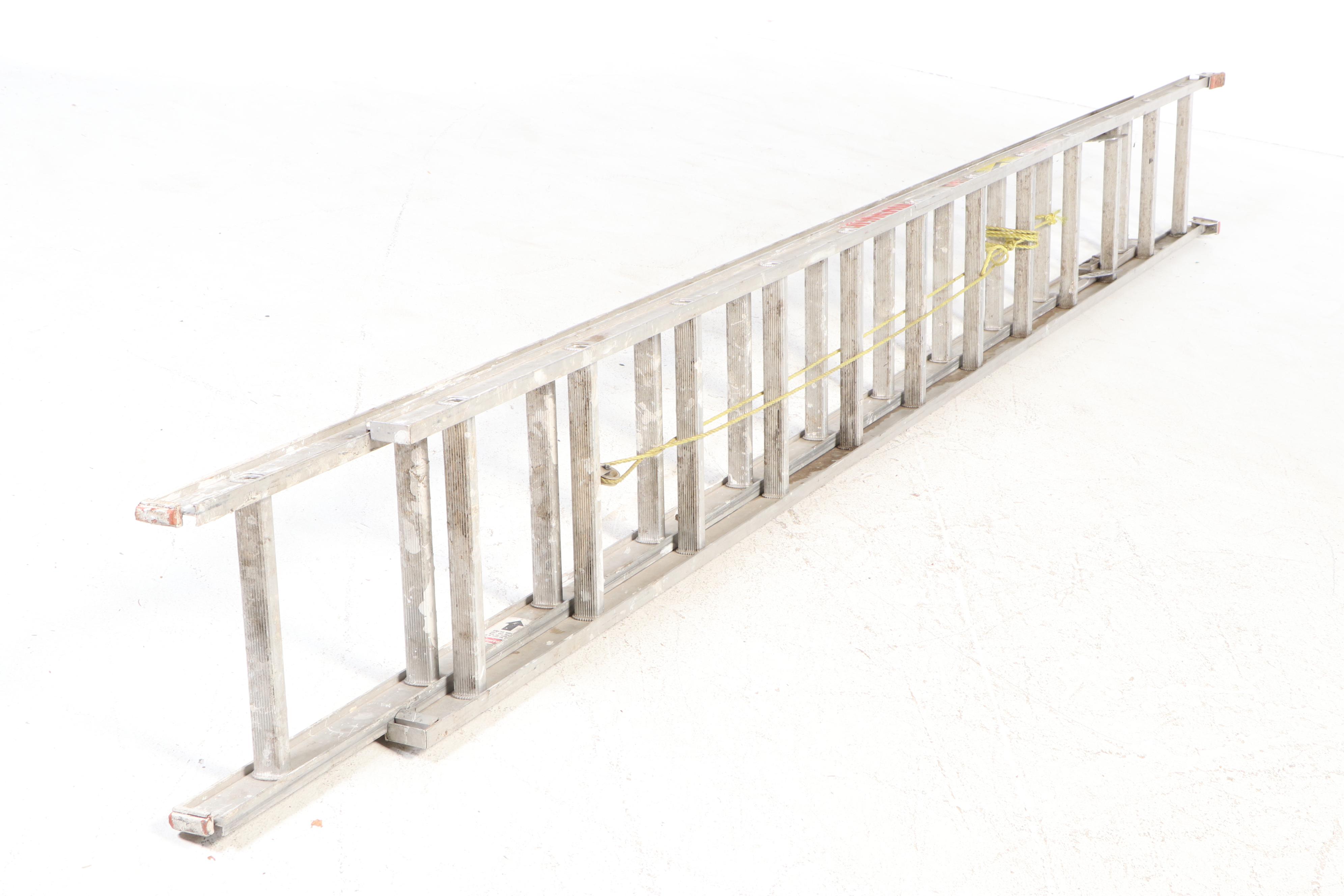 Hudson and White Metal Aluminum Extension Ladders