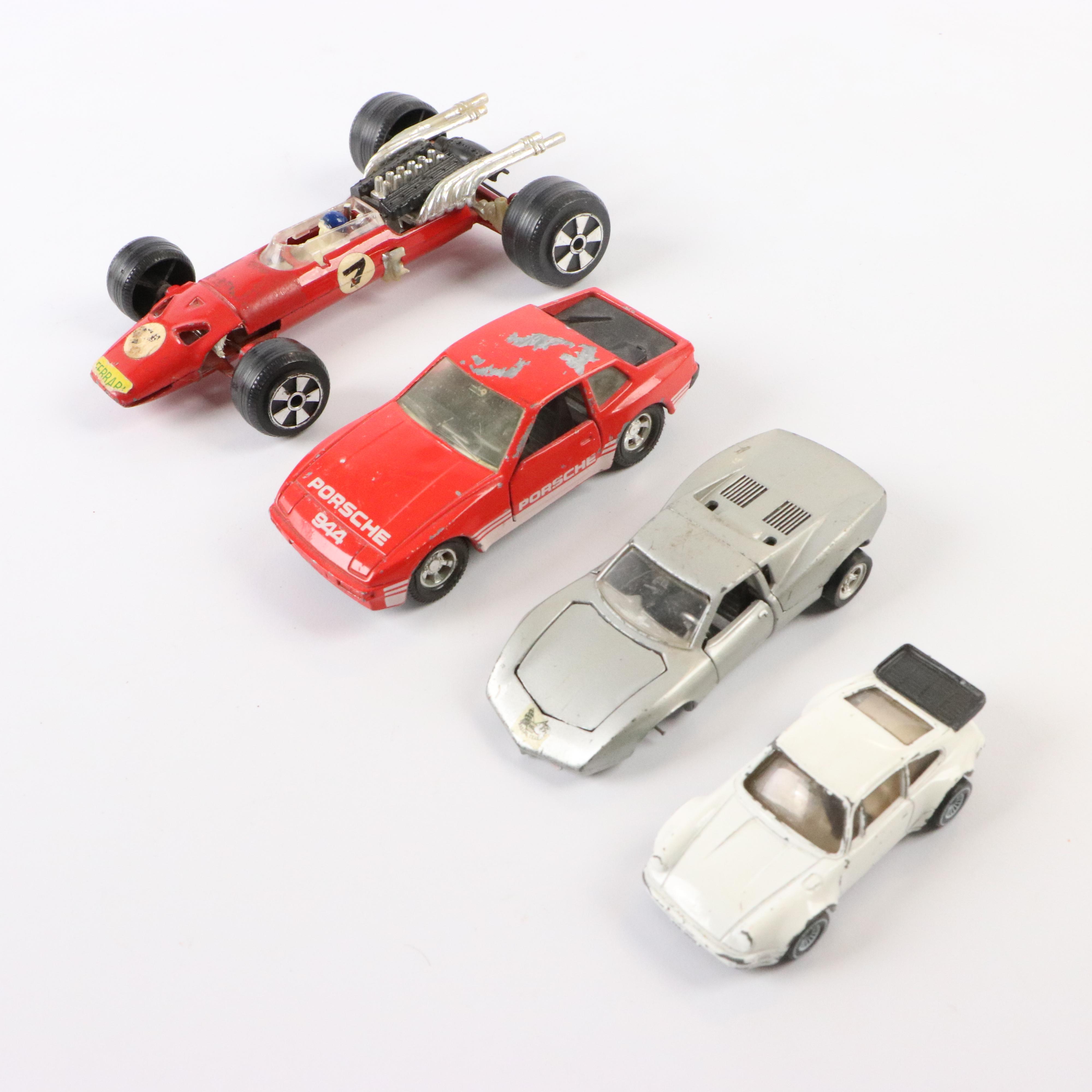 Tonka Metal Vehicles, Other Assorted Toy Trucks and Race Cars