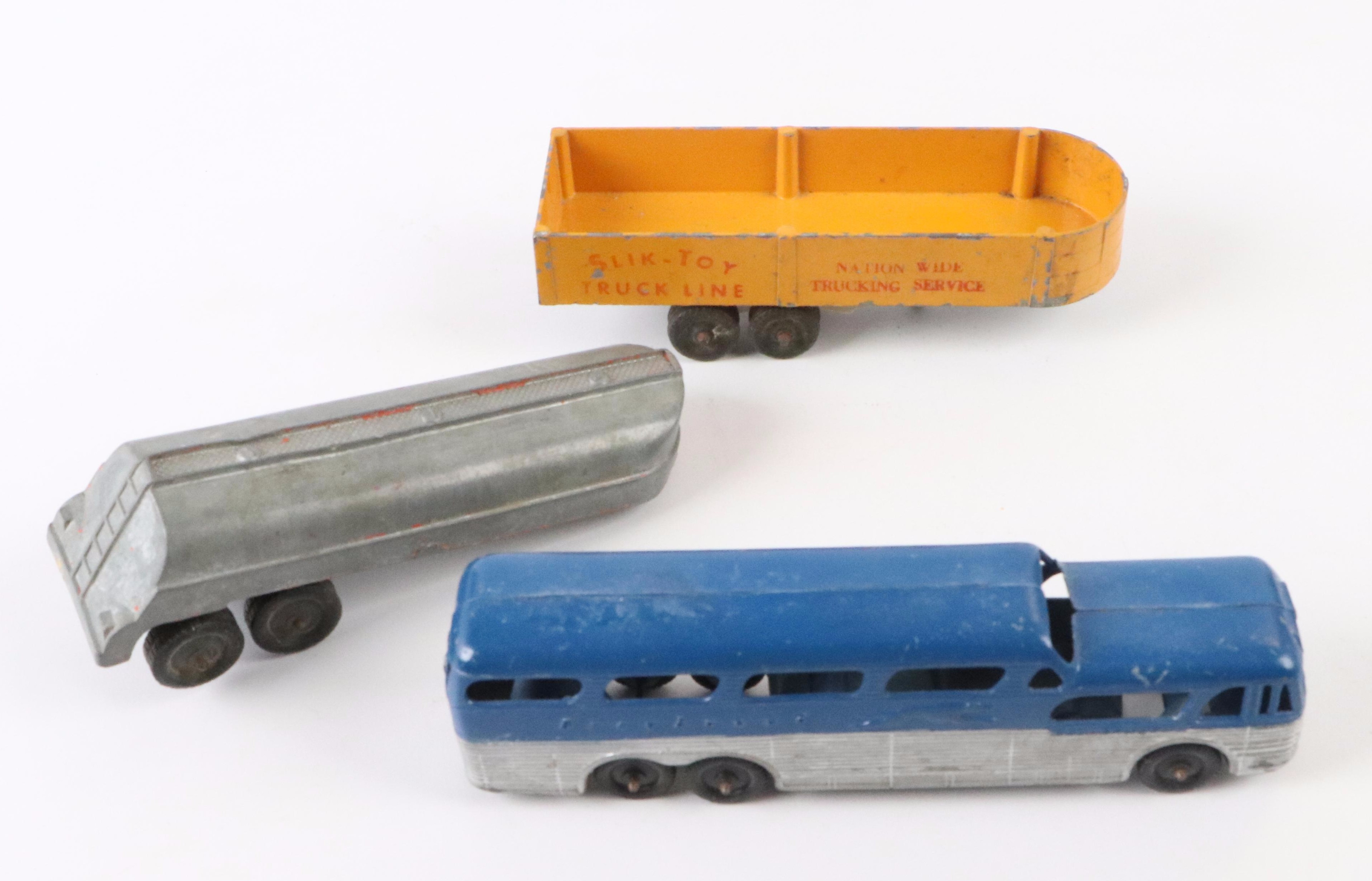 Tonka Metal Vehicles, Other Assorted Toy Trucks and Race Cars