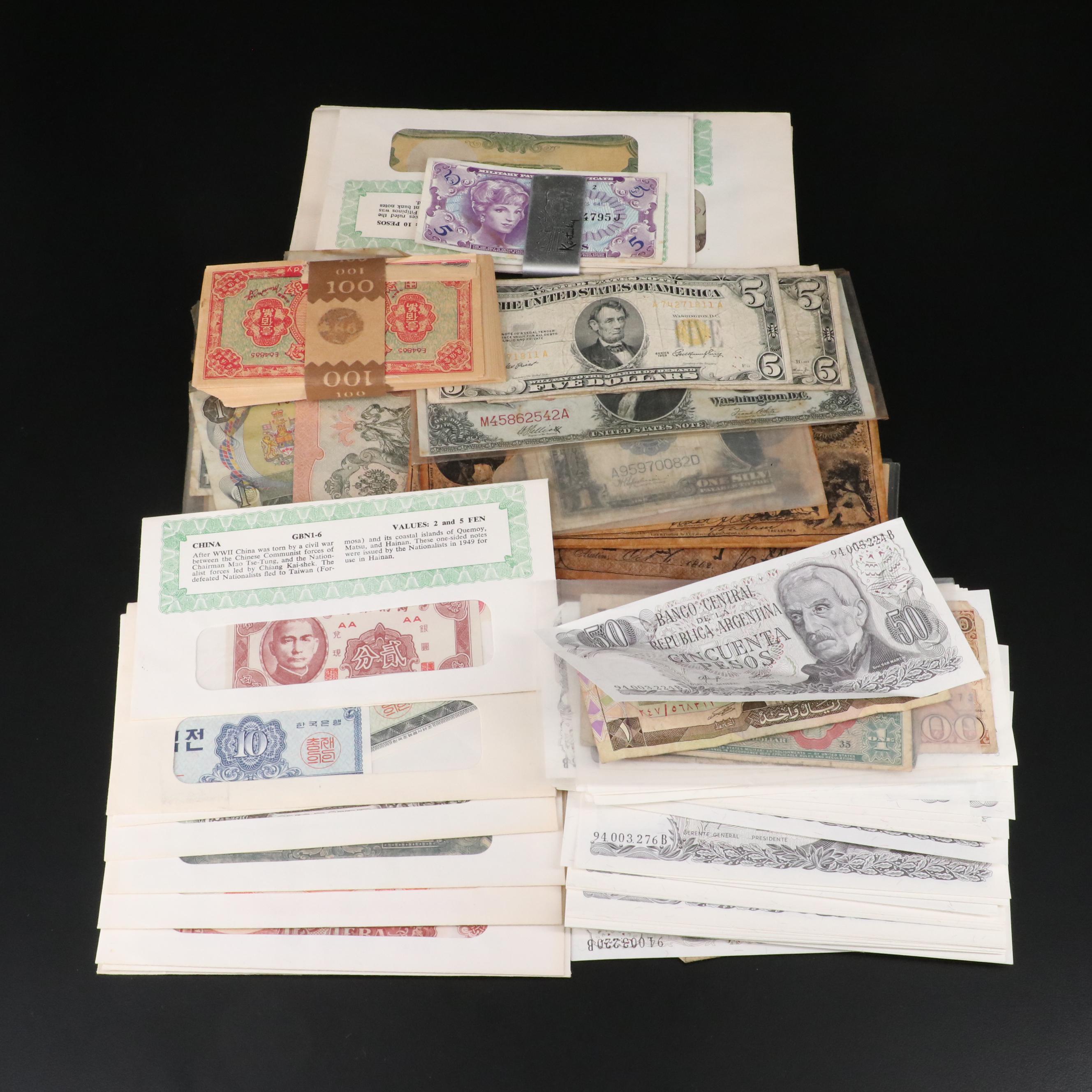 U.S. and Foreign Currency and Reproduction Banknotes
