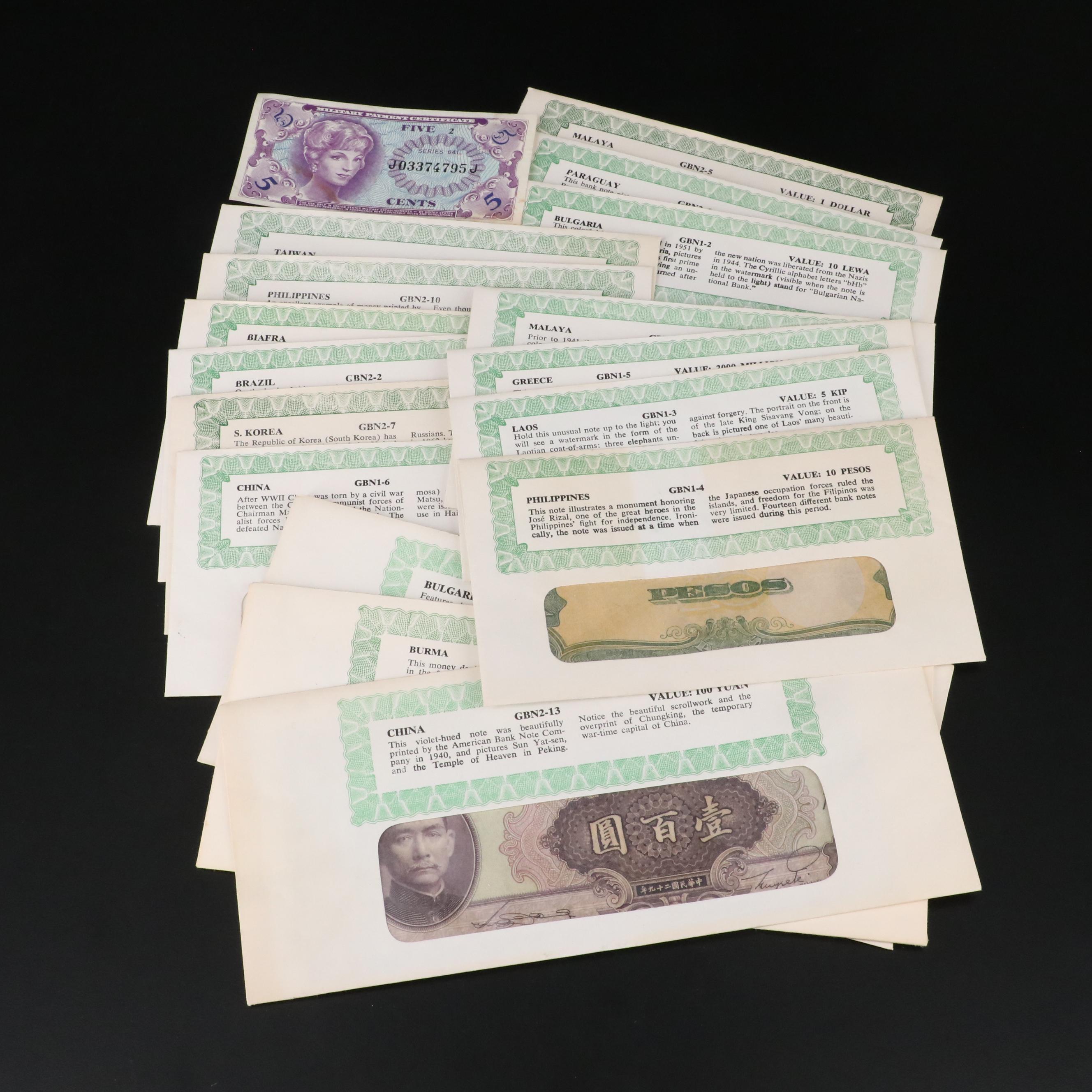 U.S. and Foreign Currency and Reproduction Banknotes