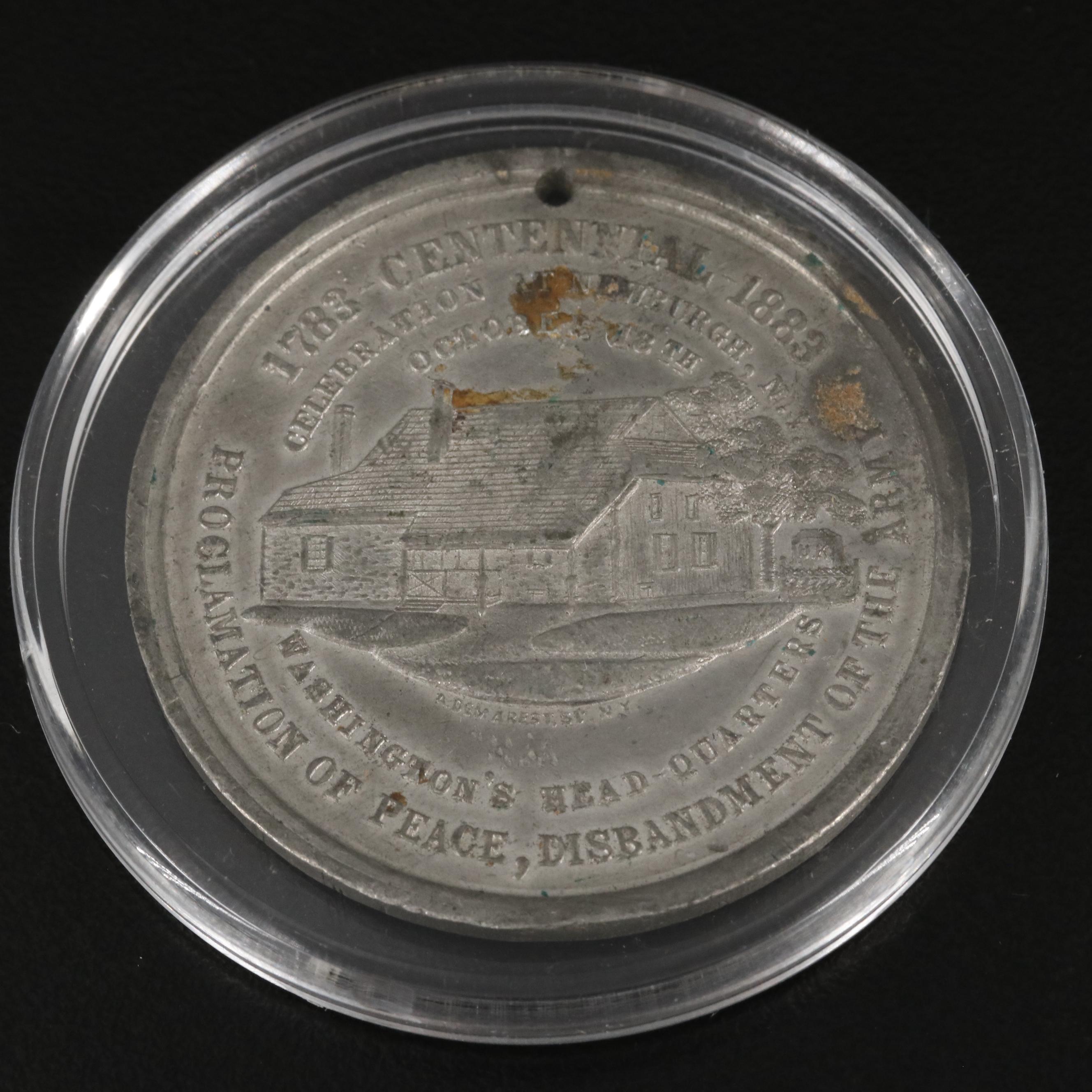 Collection of Ten Tokens, Civil War Tokens, and Medals