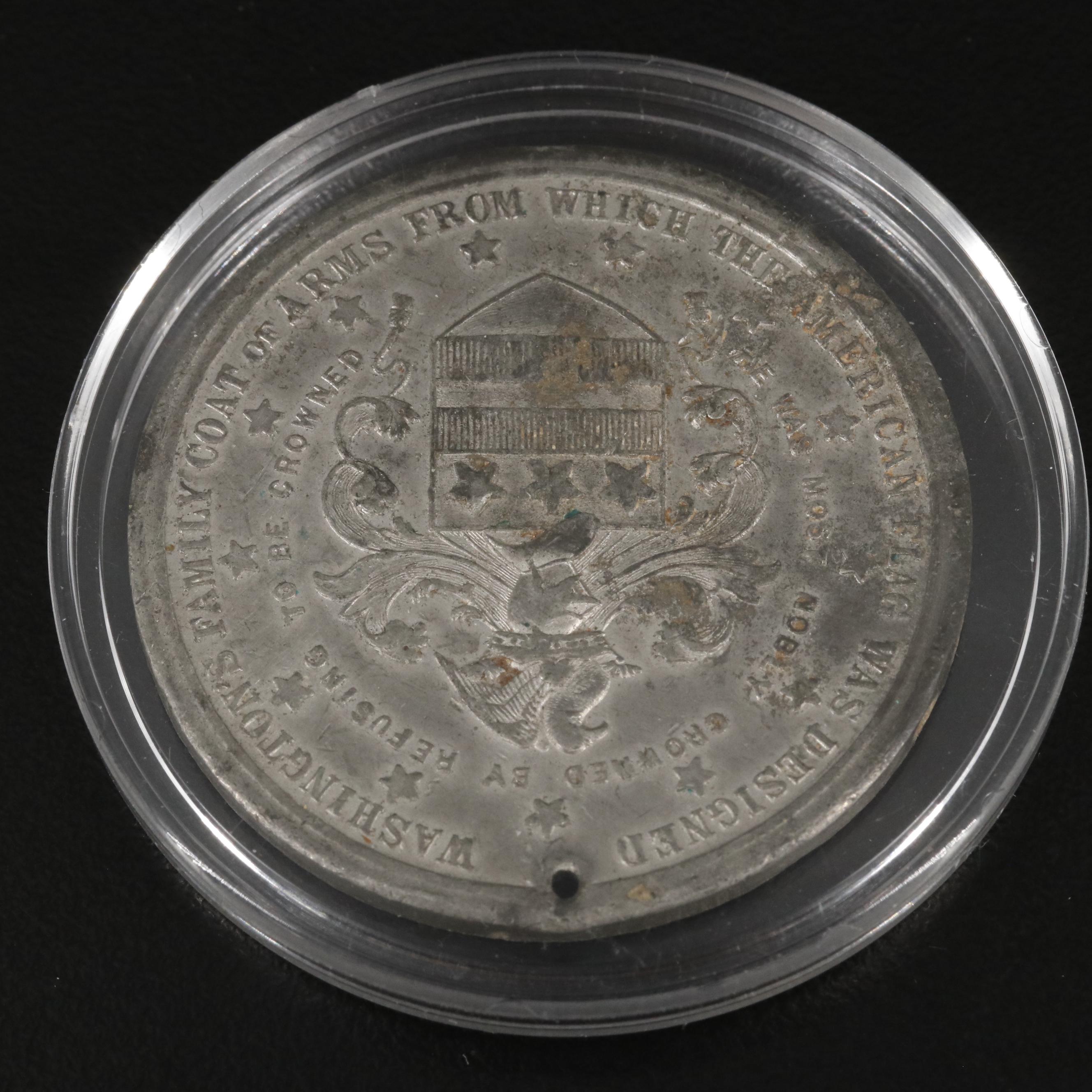 Collection of Ten Tokens, Civil War Tokens, and Medals