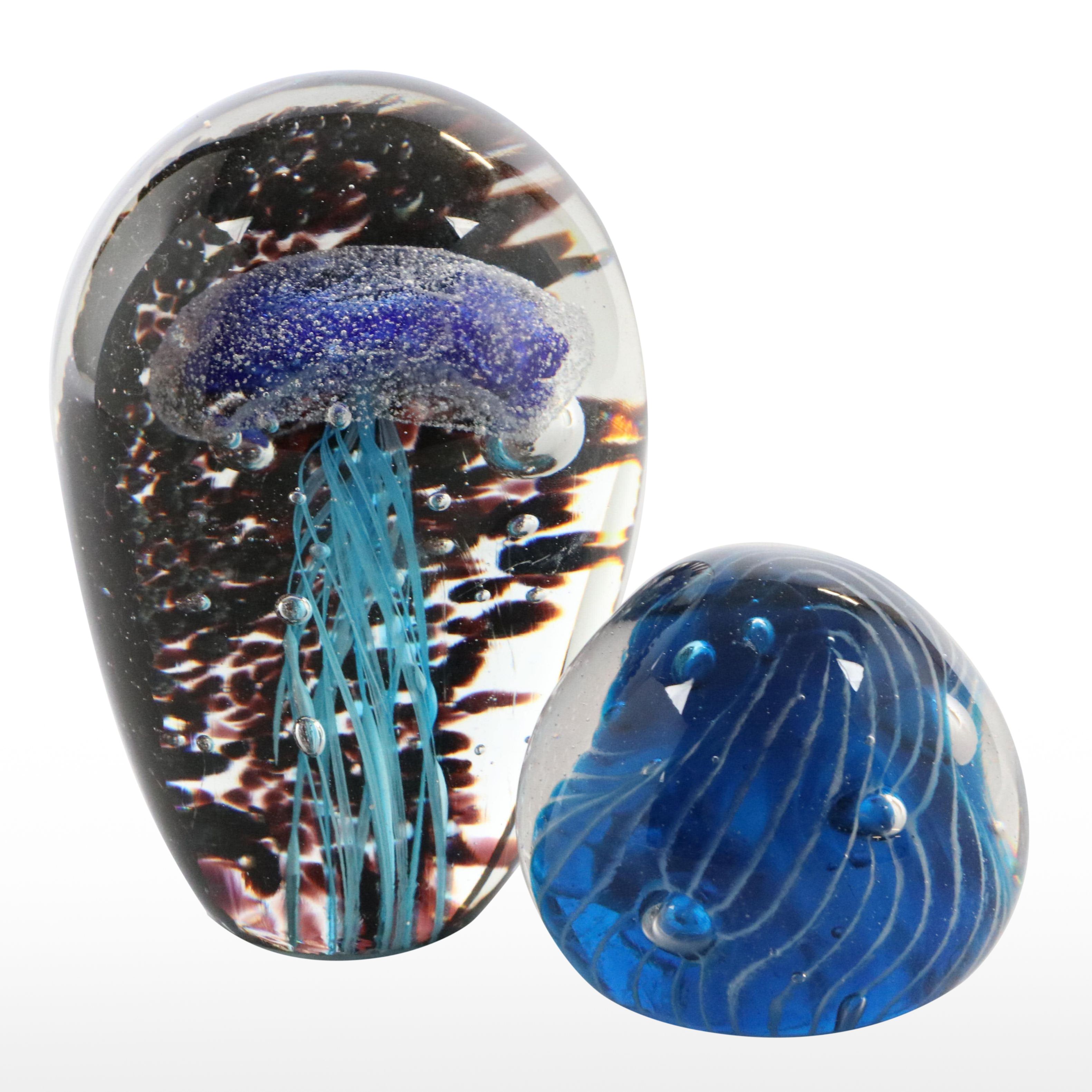 Tozai Home Handblown Glass Jellyfish Paperweight And Other EBTH   File