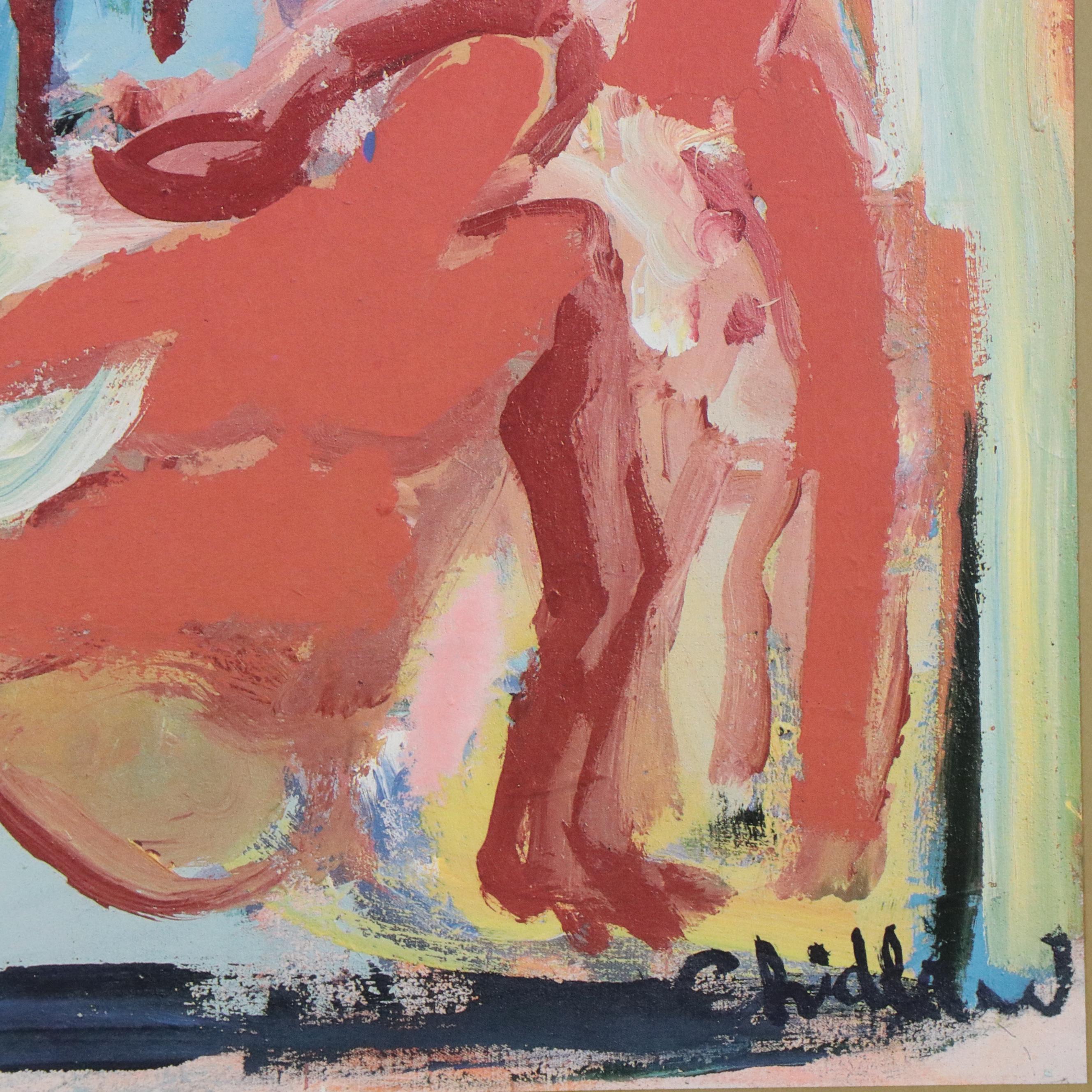 Miami University Art Museum Offset Lithograph Poster After Paul Chidlaw