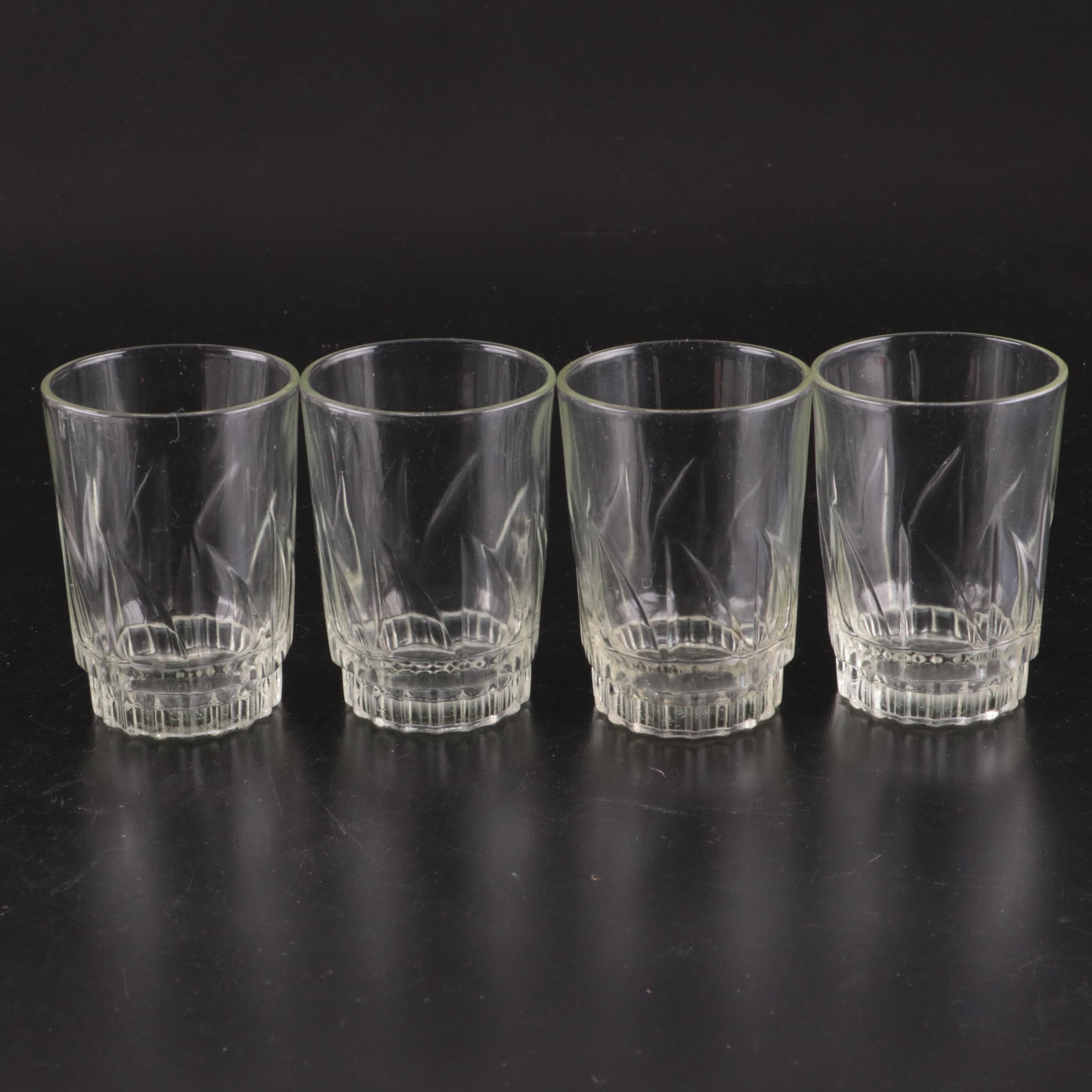Commemorative Bicentennial Glass Plates and Other Cocktail Glasses