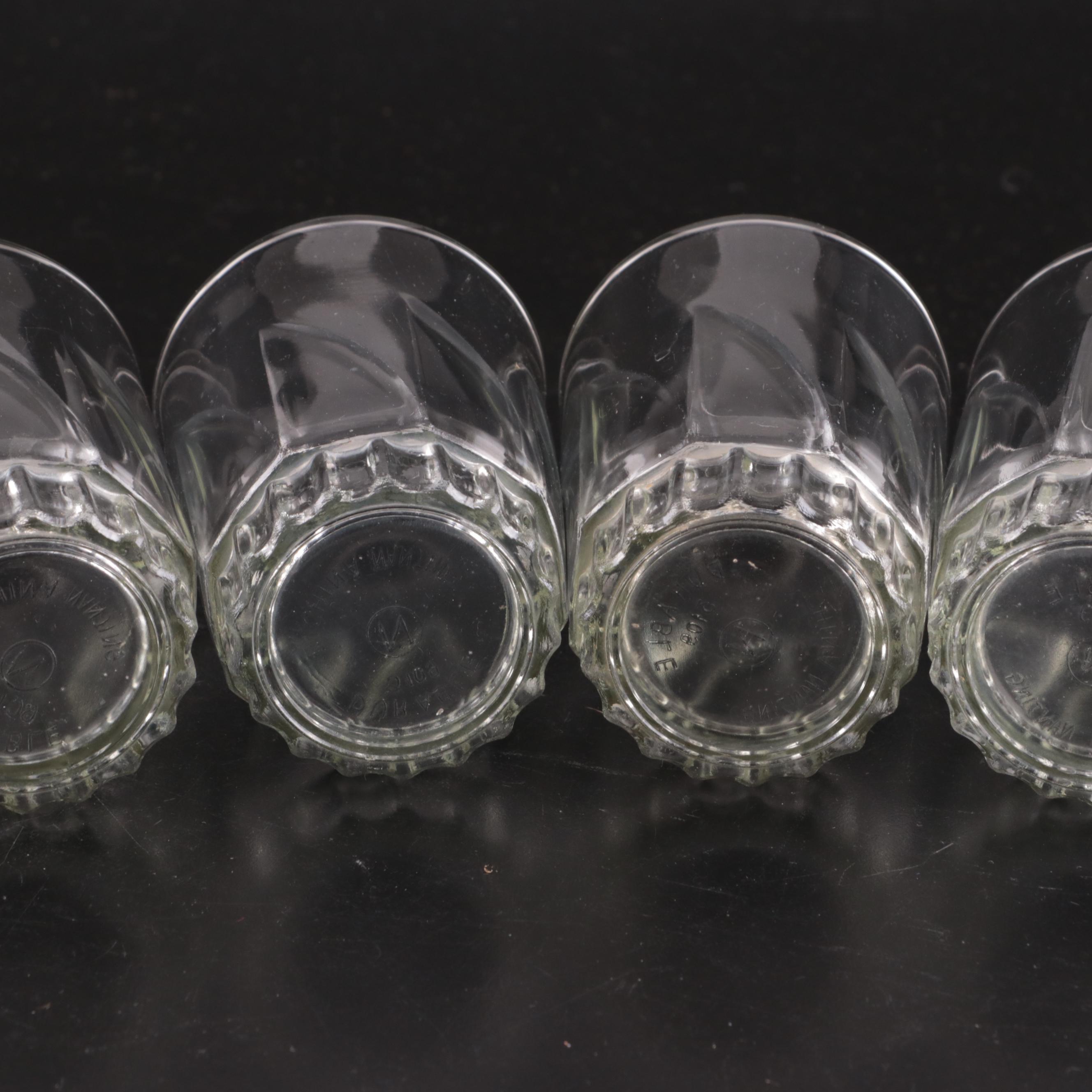 Commemorative Bicentennial Glass Plates and Other Cocktail Glasses