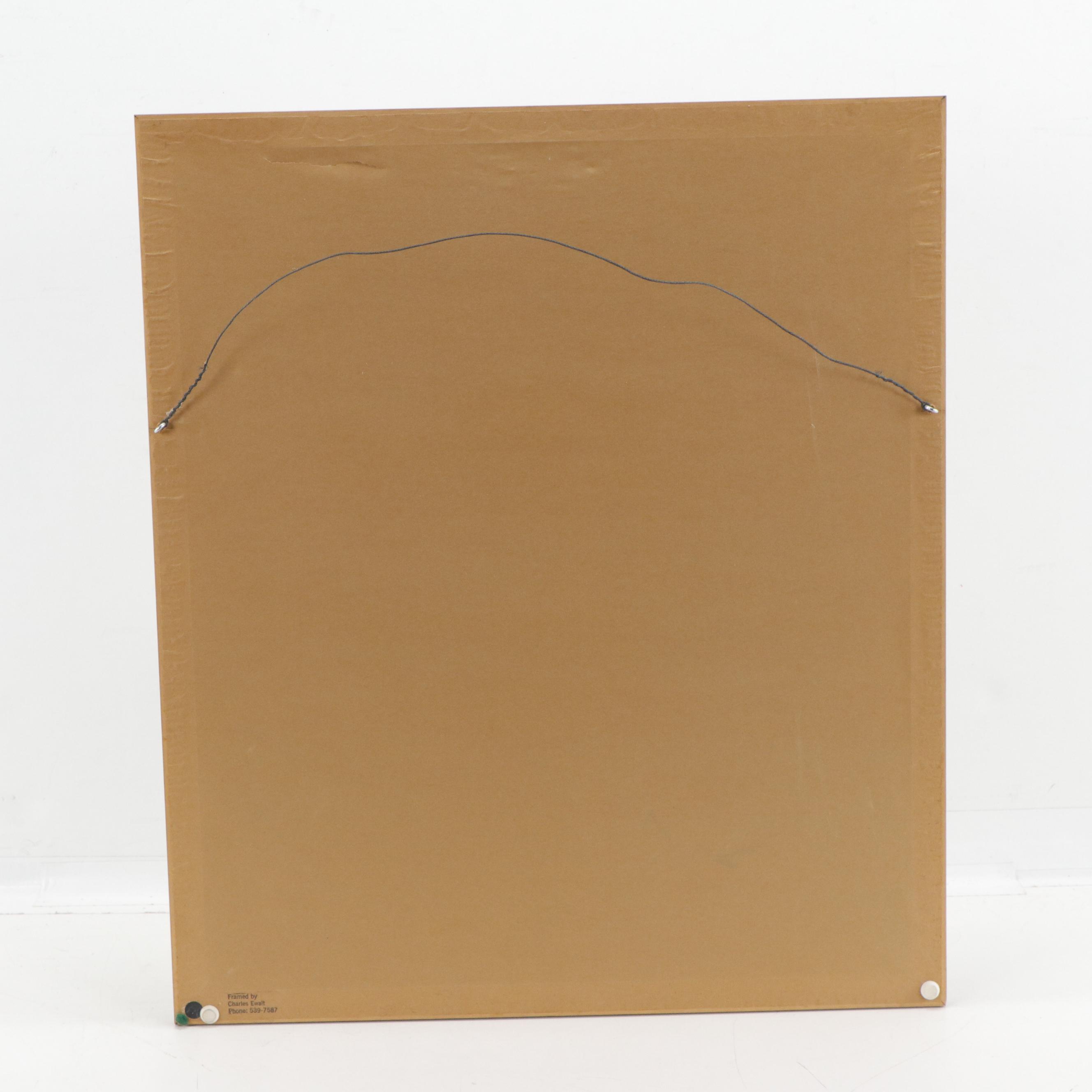 Willi Foerster Hand-Colored Etching "Rothenburg ob der Tauber"