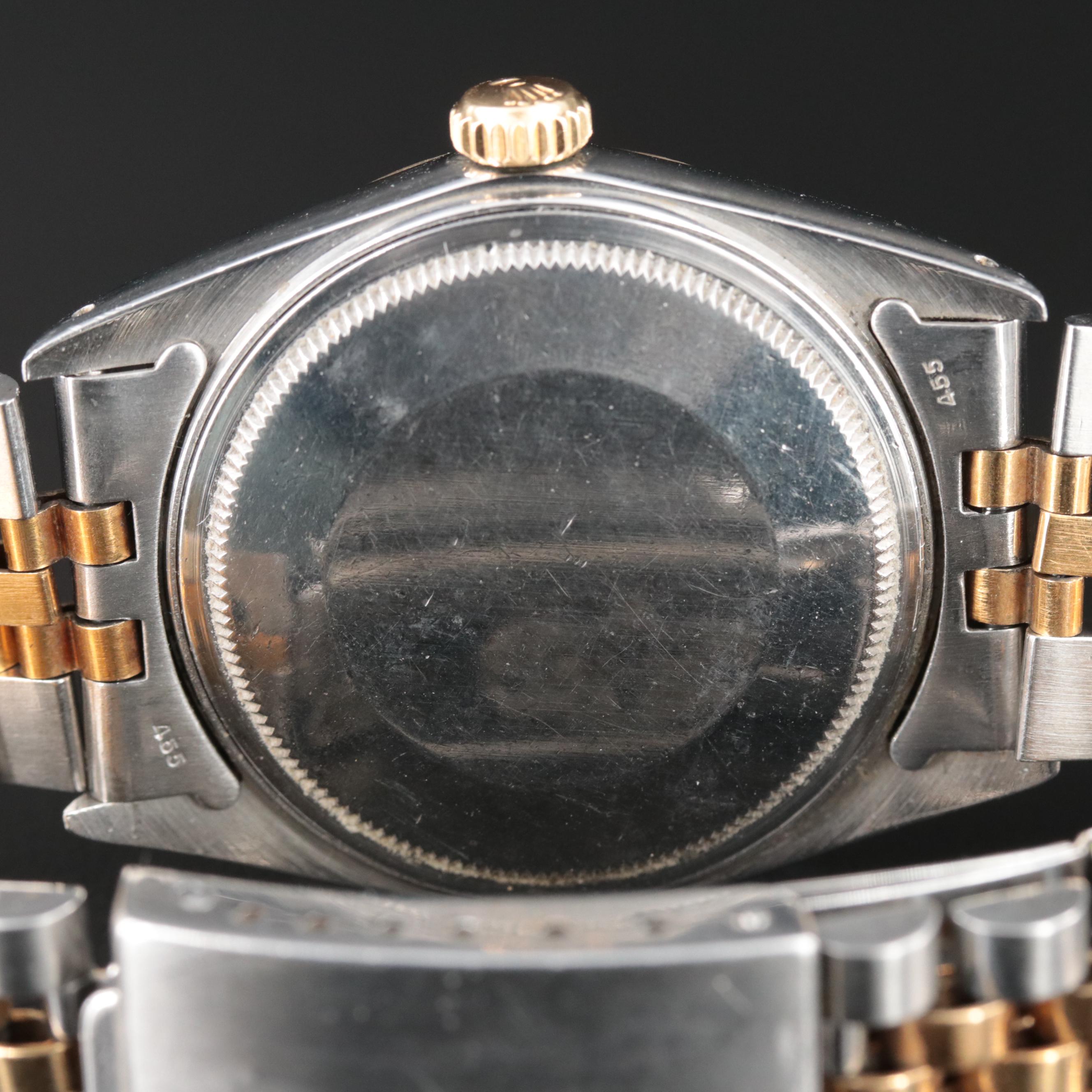 1982 Rolex Champagne Dial Two-Tone Datejust 18k and Stainless Steel Watch