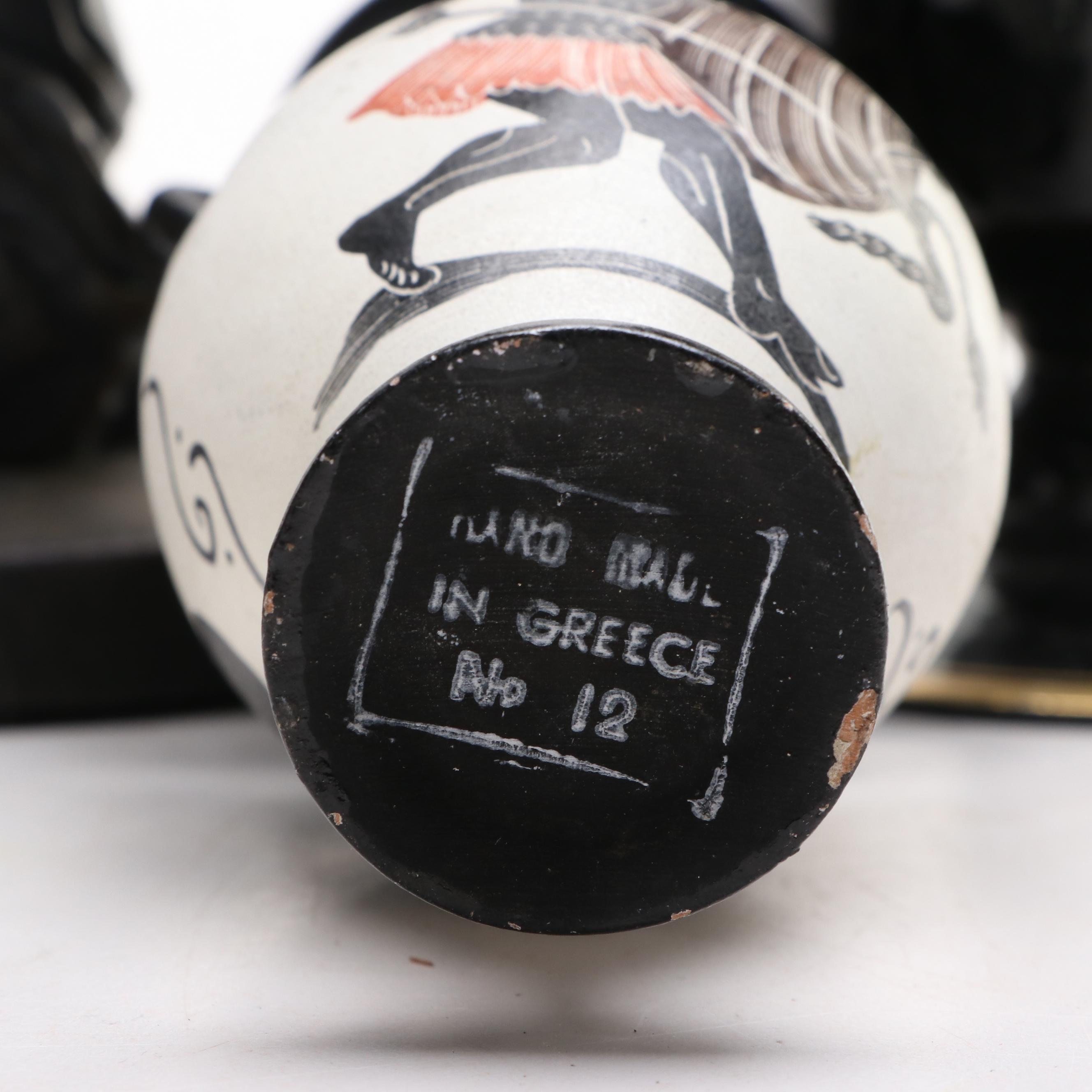 PM. Craftsman Brass Bookends with Enesco Resin Trinket Box and More