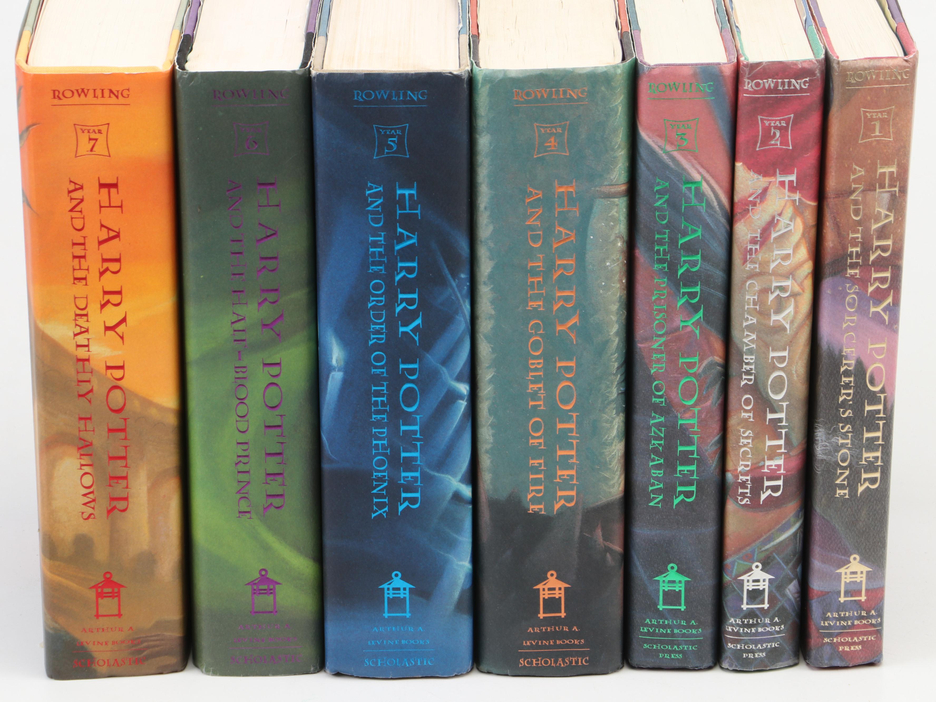 First American Edition "Harry Potter" Complete Series by J. K. Rowling