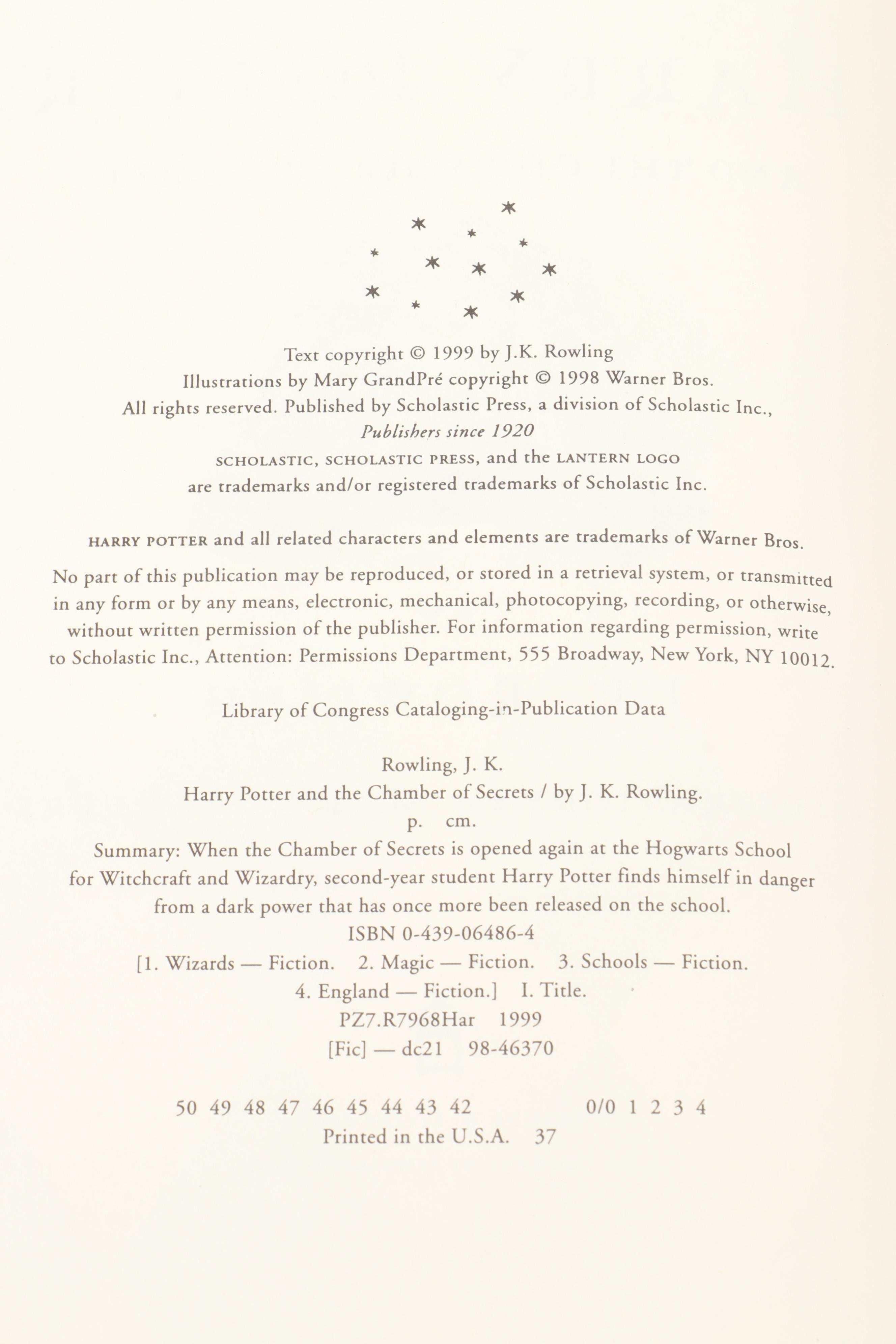 First American Edition "Harry Potter" Complete Series by J. K. Rowling