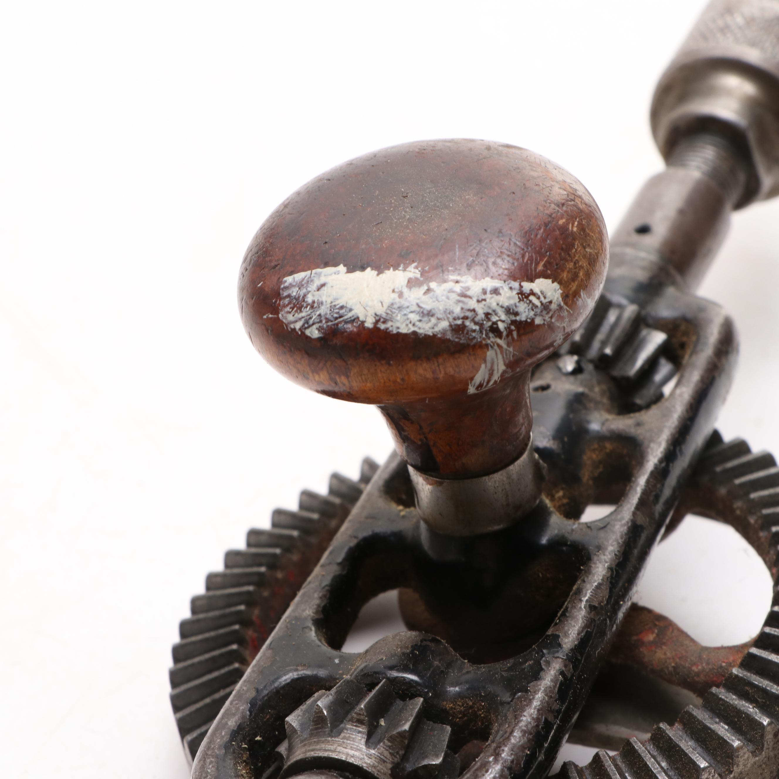 Millers Falls Hand Drill with Other Primitive Hand Tools