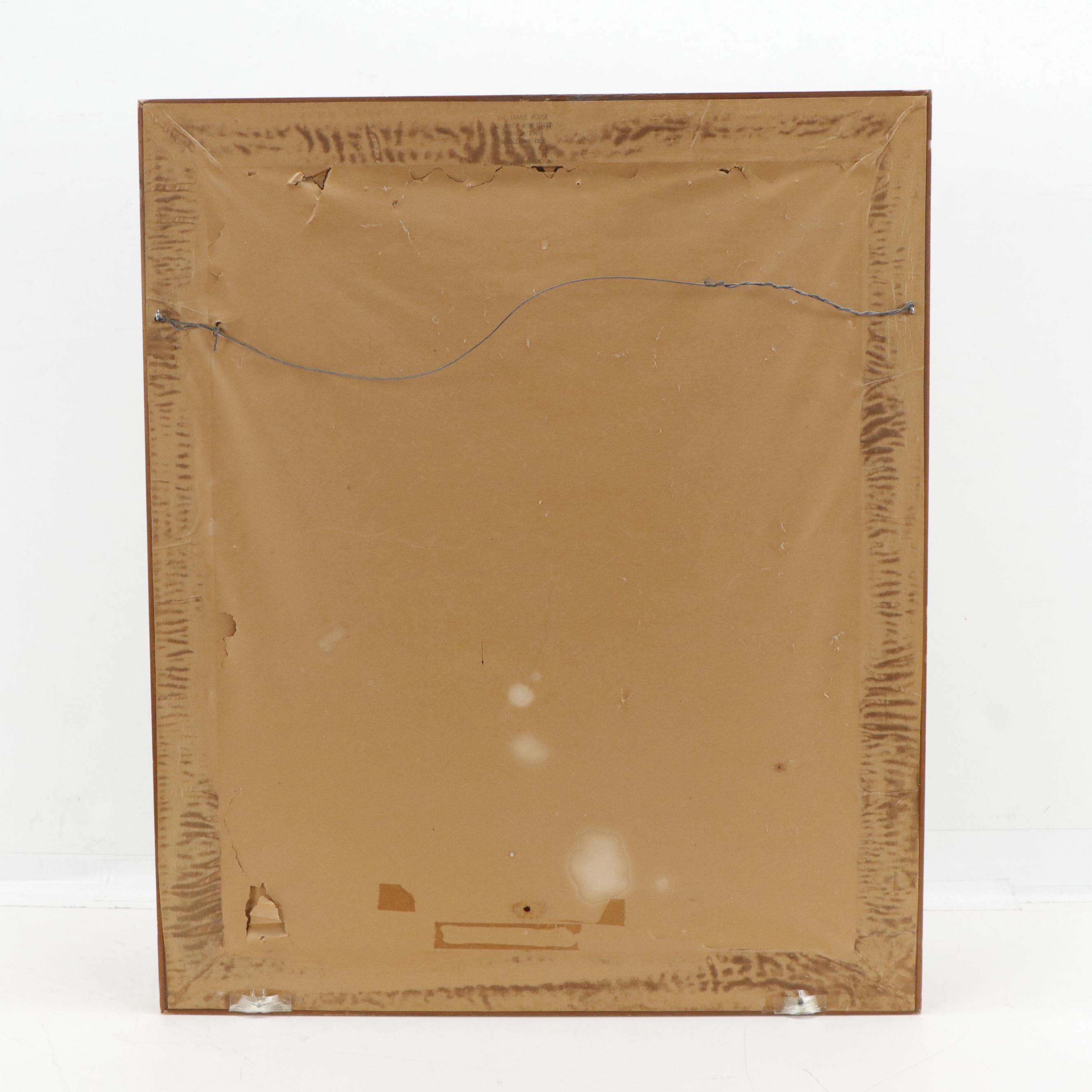 Offset Lithograph After Willy von Beckerath "Johannes Brahms at the Piano"