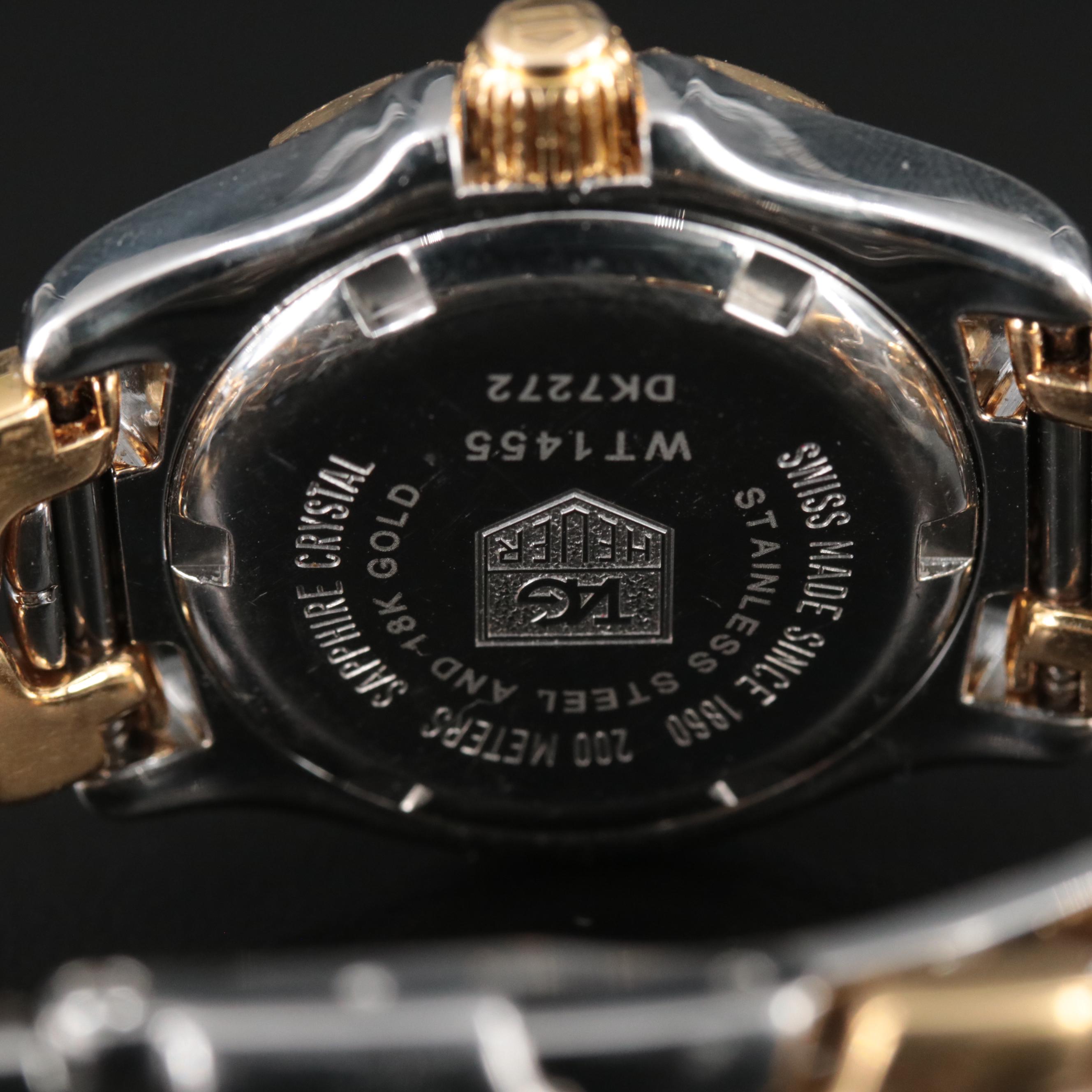 18K and Stainless Steel TAG Heuer Link Series Watch