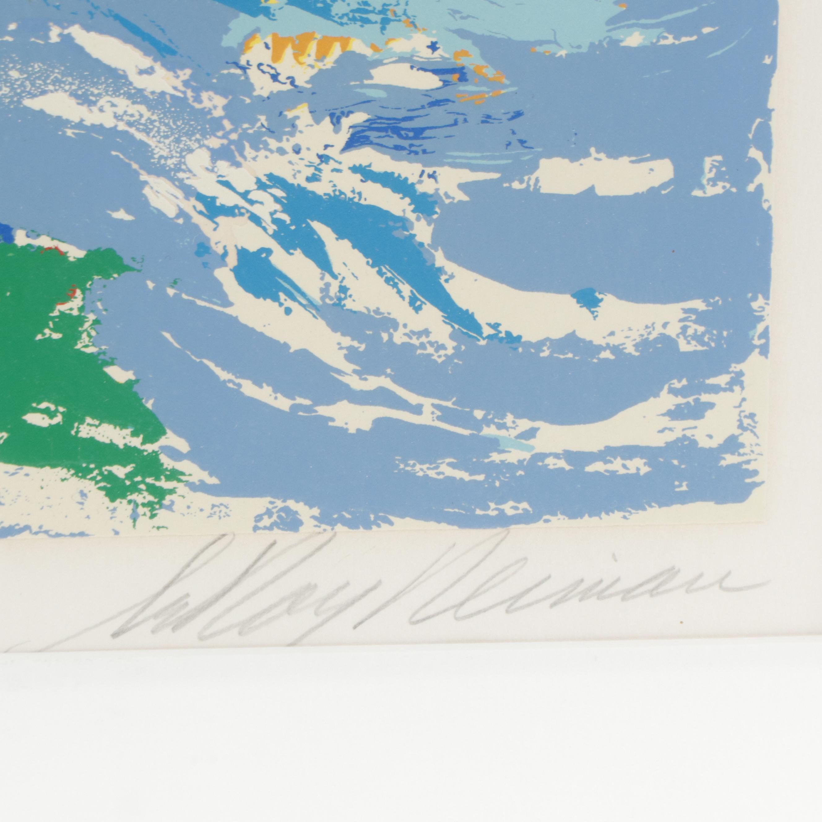 Leroy Neiman Serigraph "Wind Surfing"
