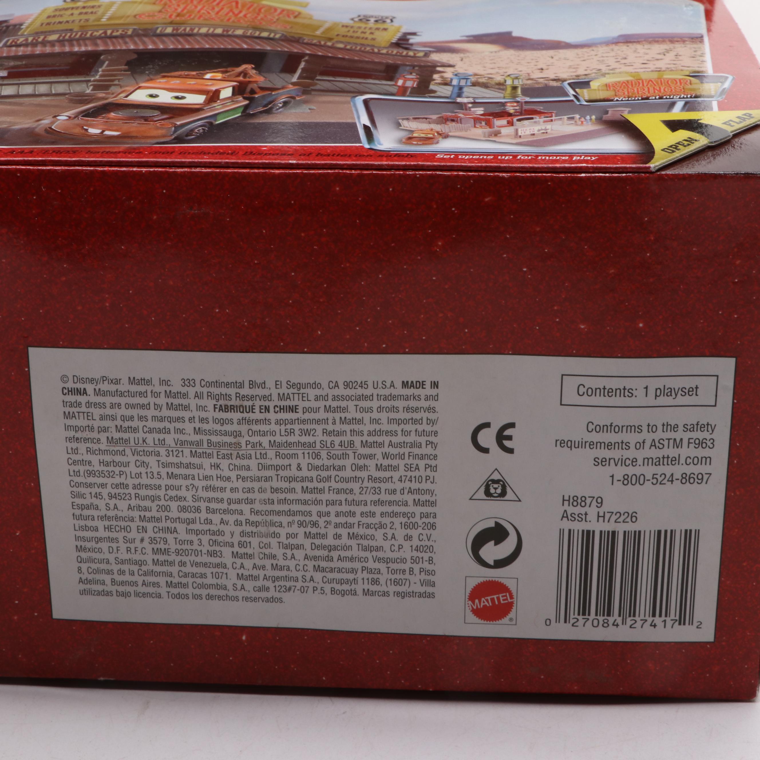 Disney Pixar "Cars: Ramone's House of Body Art" Playsets and Notebooks