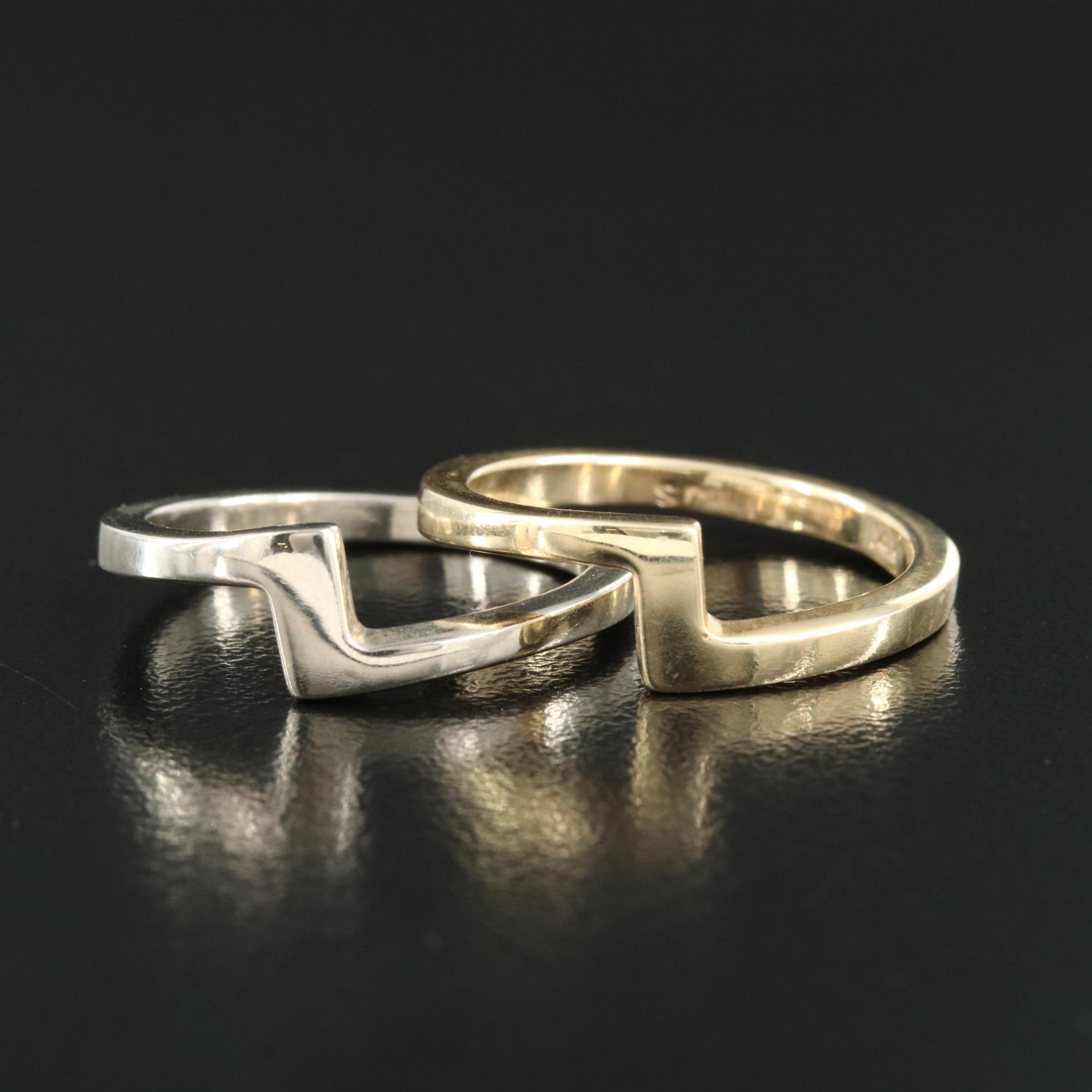 14K Stacking Rings