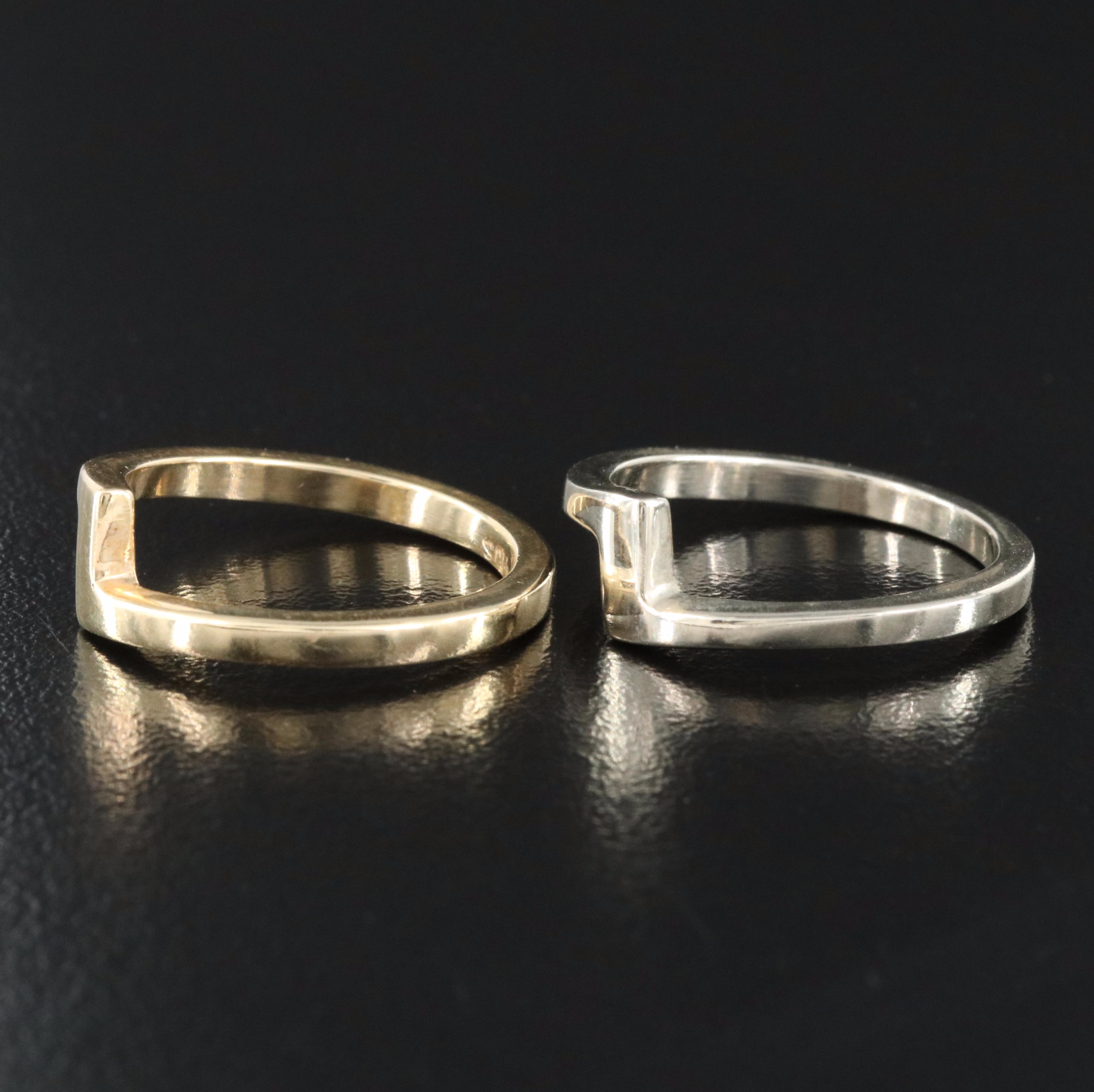 14K Stacking Rings