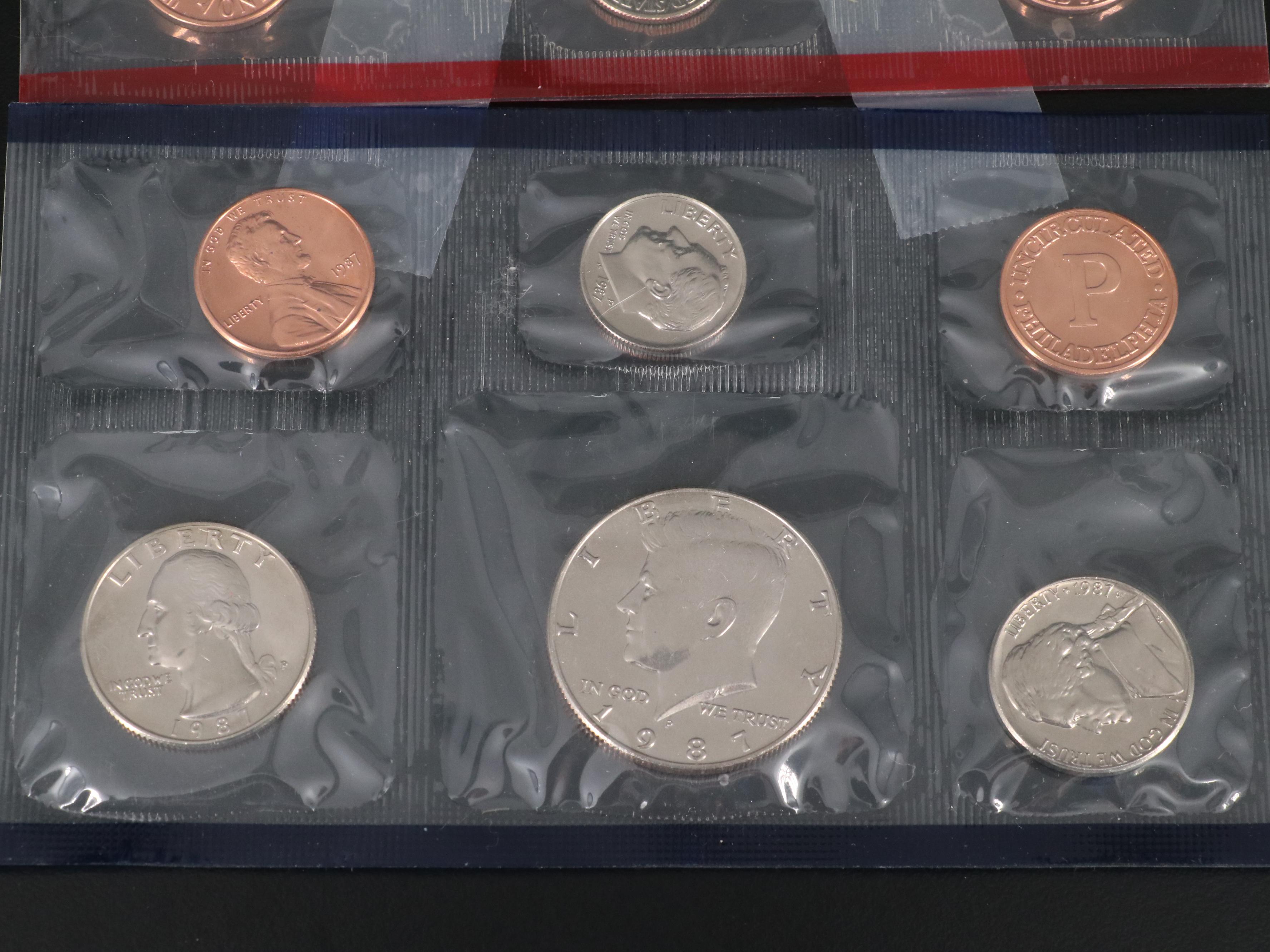 Collection of 23 Modern United States Mint Sets
