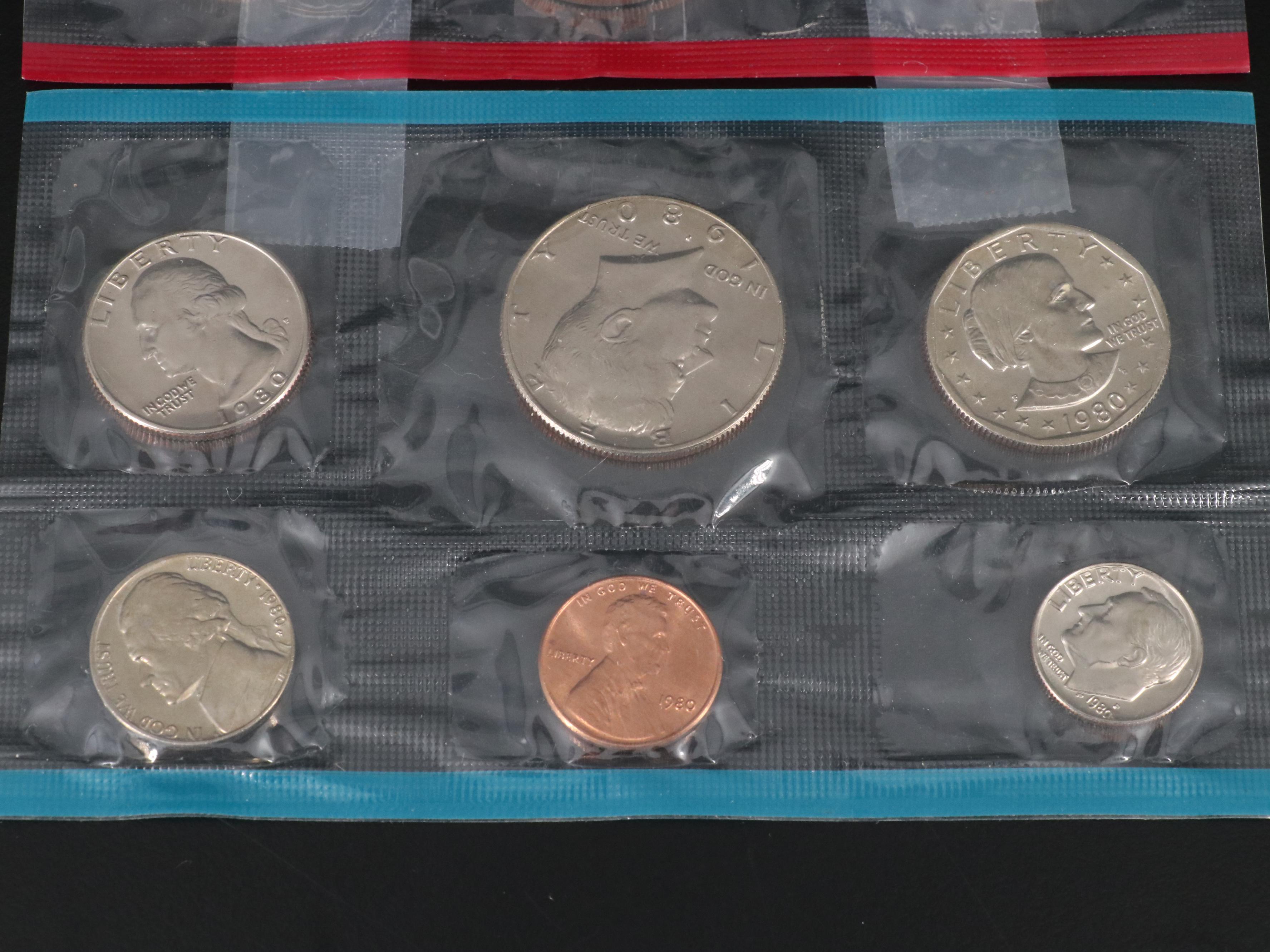 Collection of 23 Modern United States Mint Sets