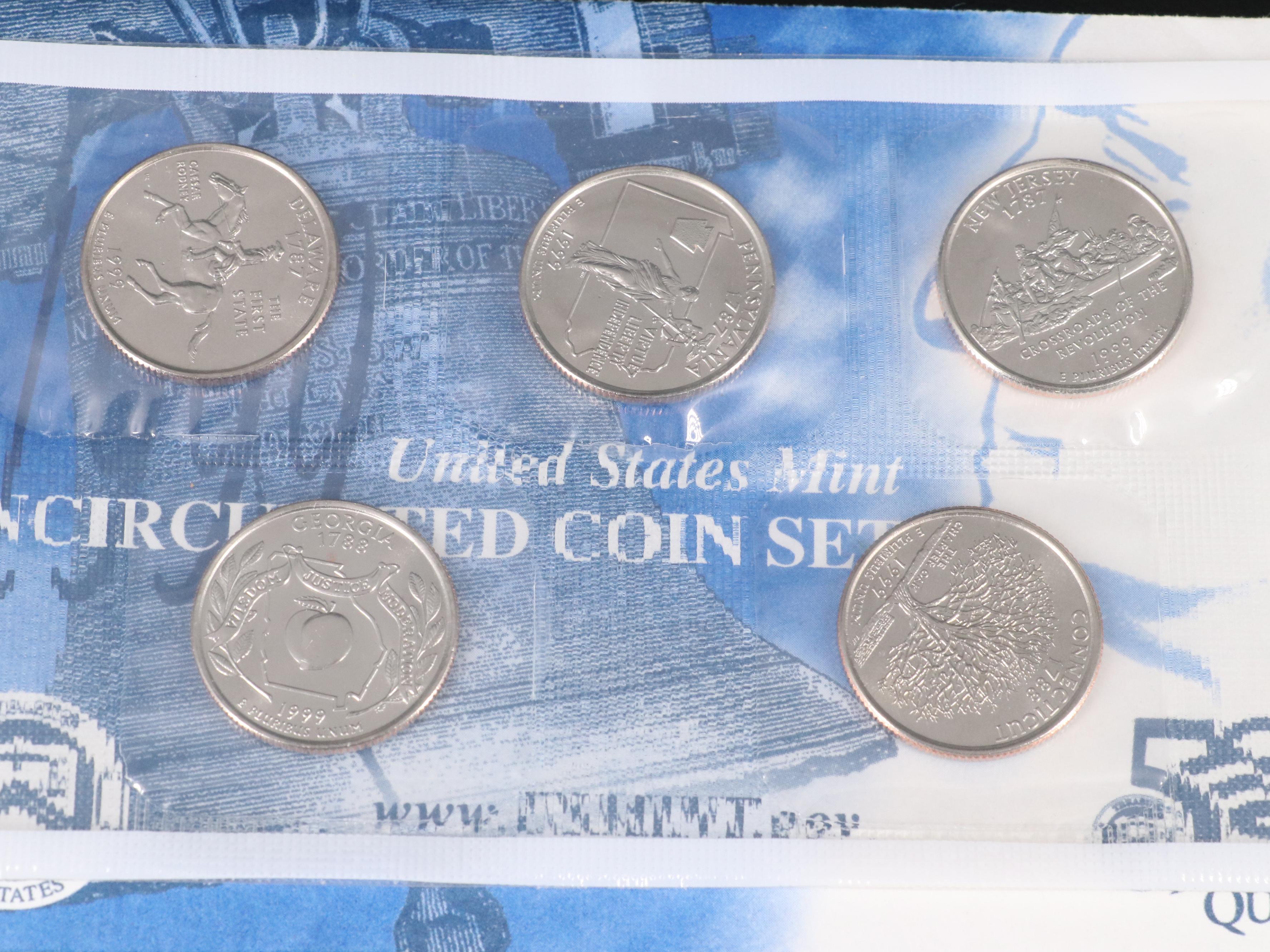 Collection of 23 Modern United States Mint Sets