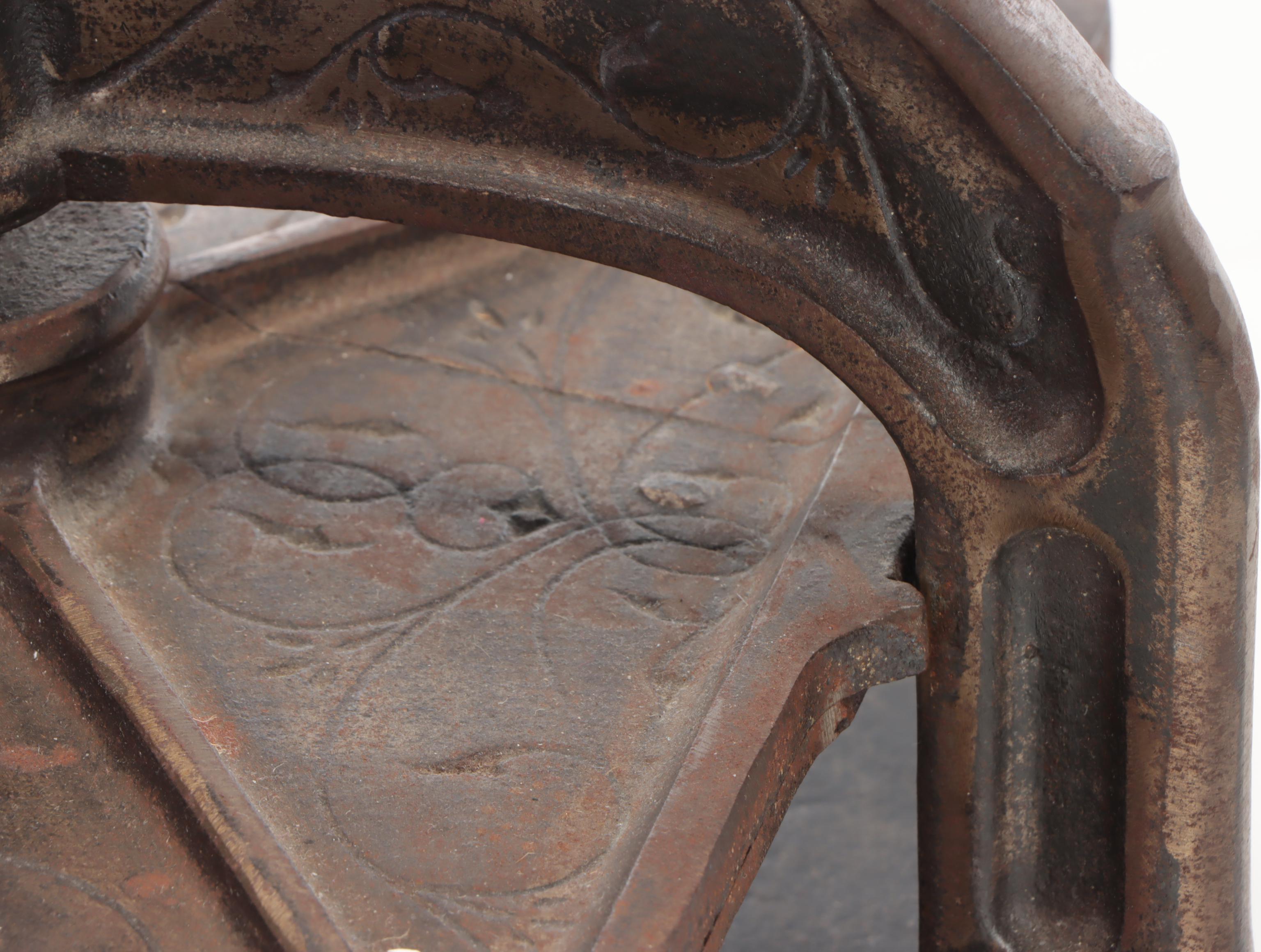 Victorian Cast Iron Bookbinding Press, 19th Century