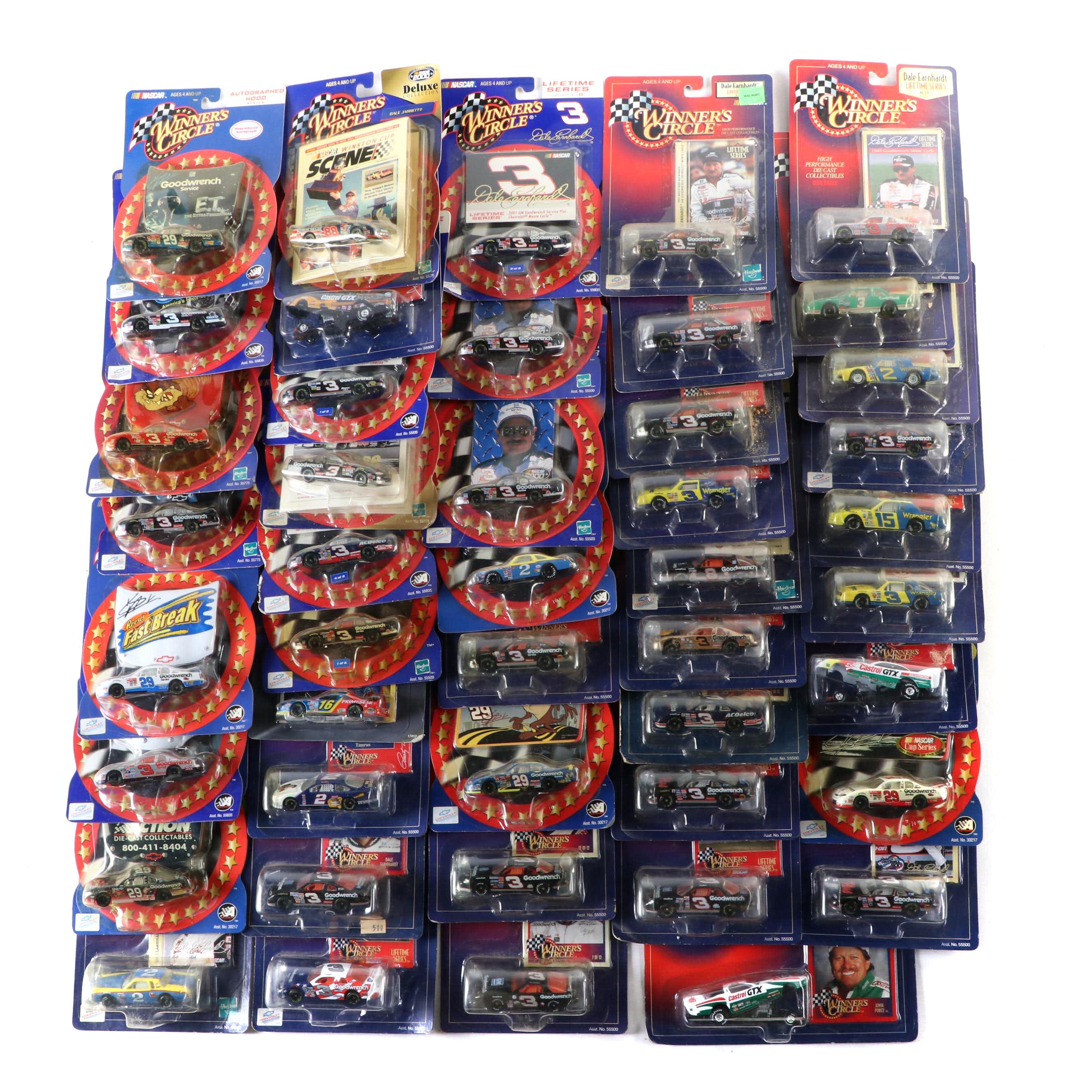 Hasbro and Kenner "Winner's Circle" and More Die Cast NASCAR Race Cars