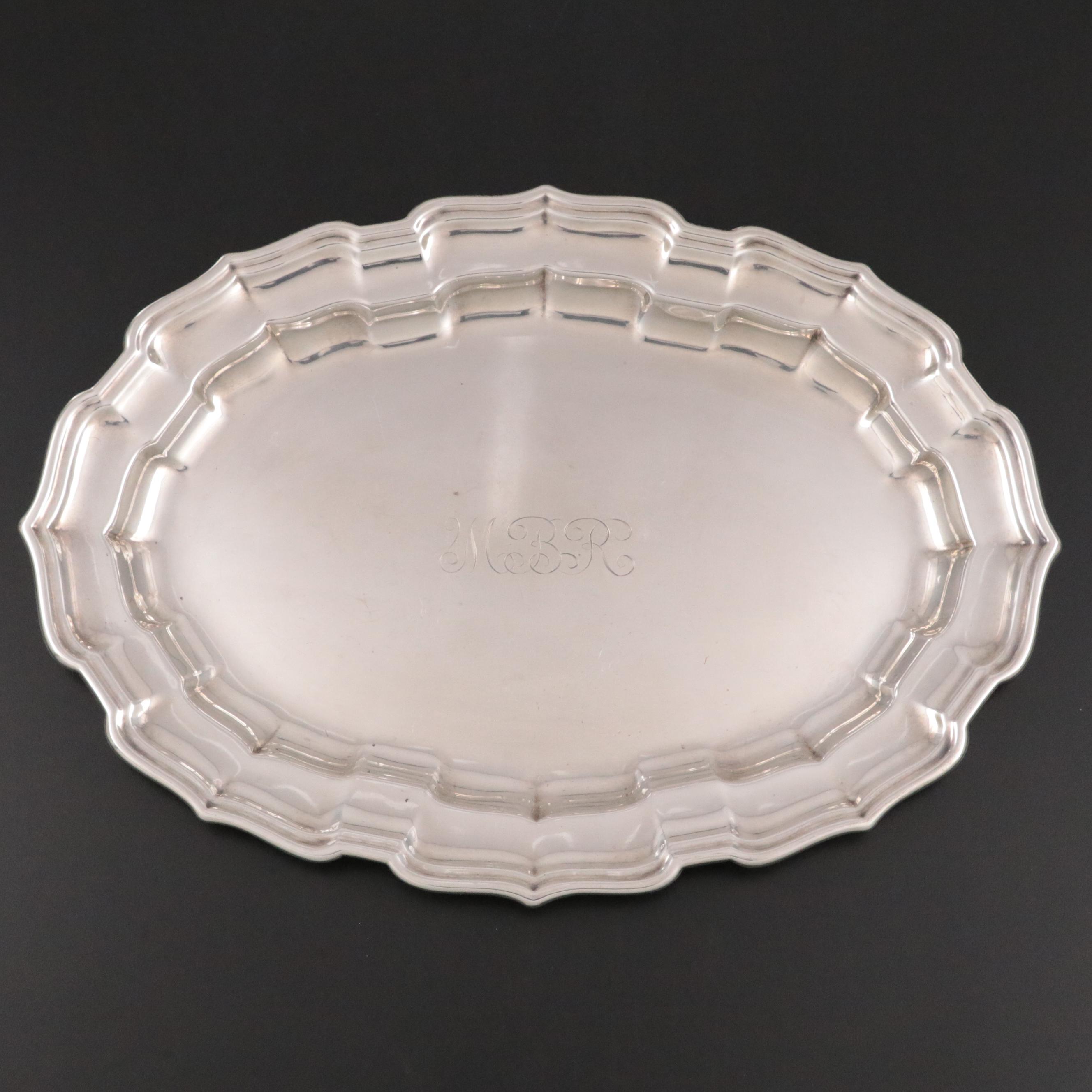Frank W. Smith Silver Co. Sterling Silver Platter, Early to Mid-20th Century