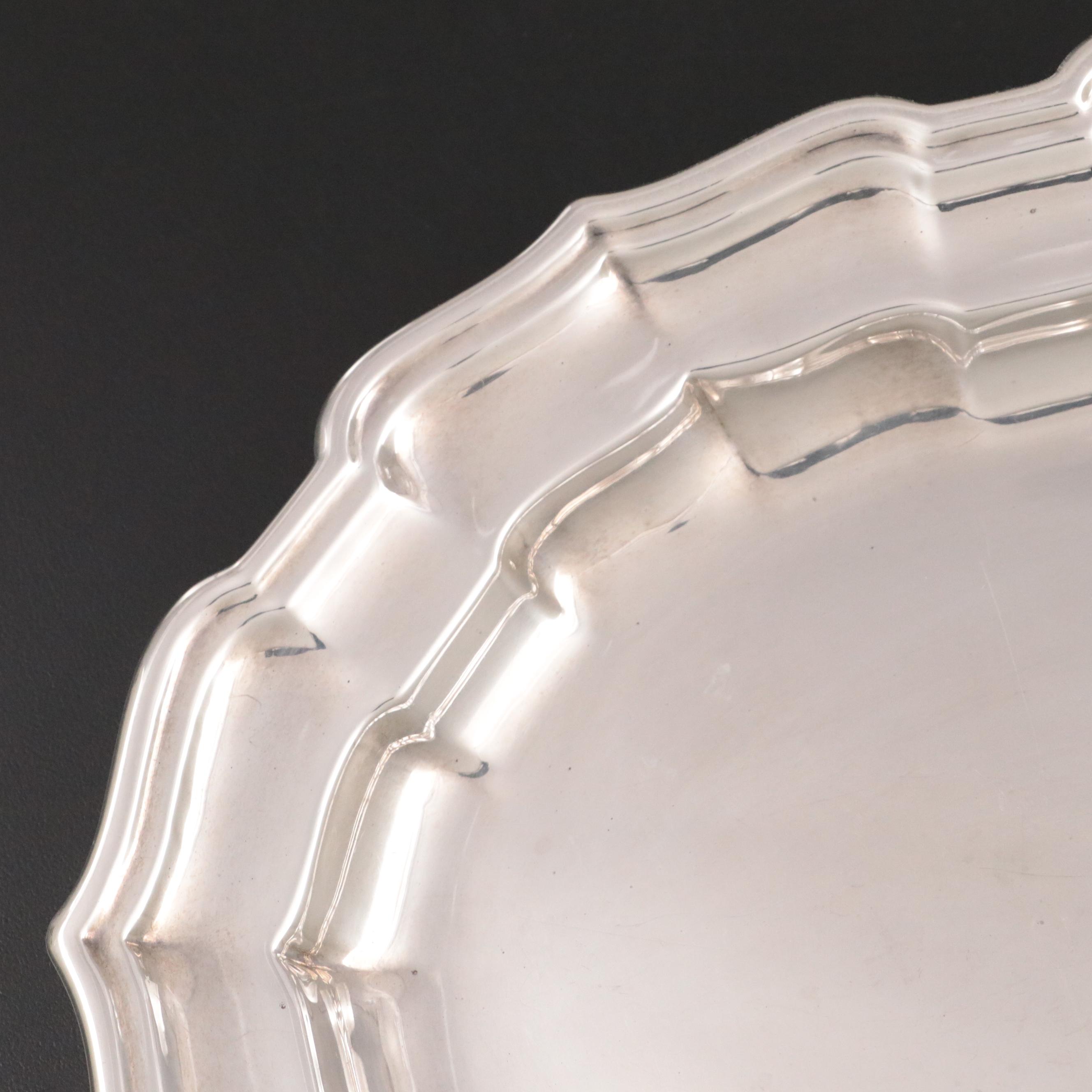 Frank W. Smith Silver Co. Sterling Silver Platter, Early to Mid-20th Century