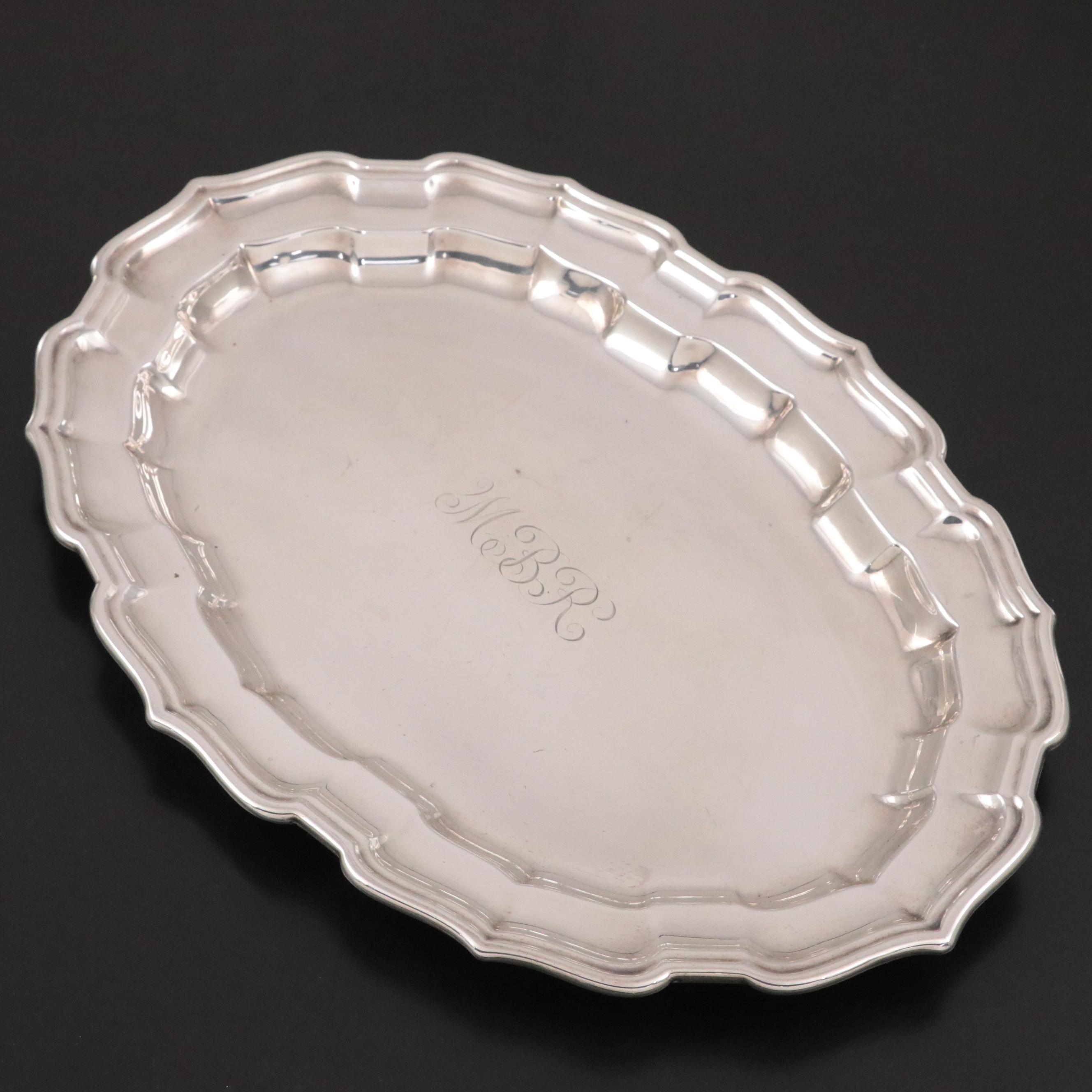 Frank W. Smith Silver Co. Sterling Silver Platter, Early to Mid-20th Century