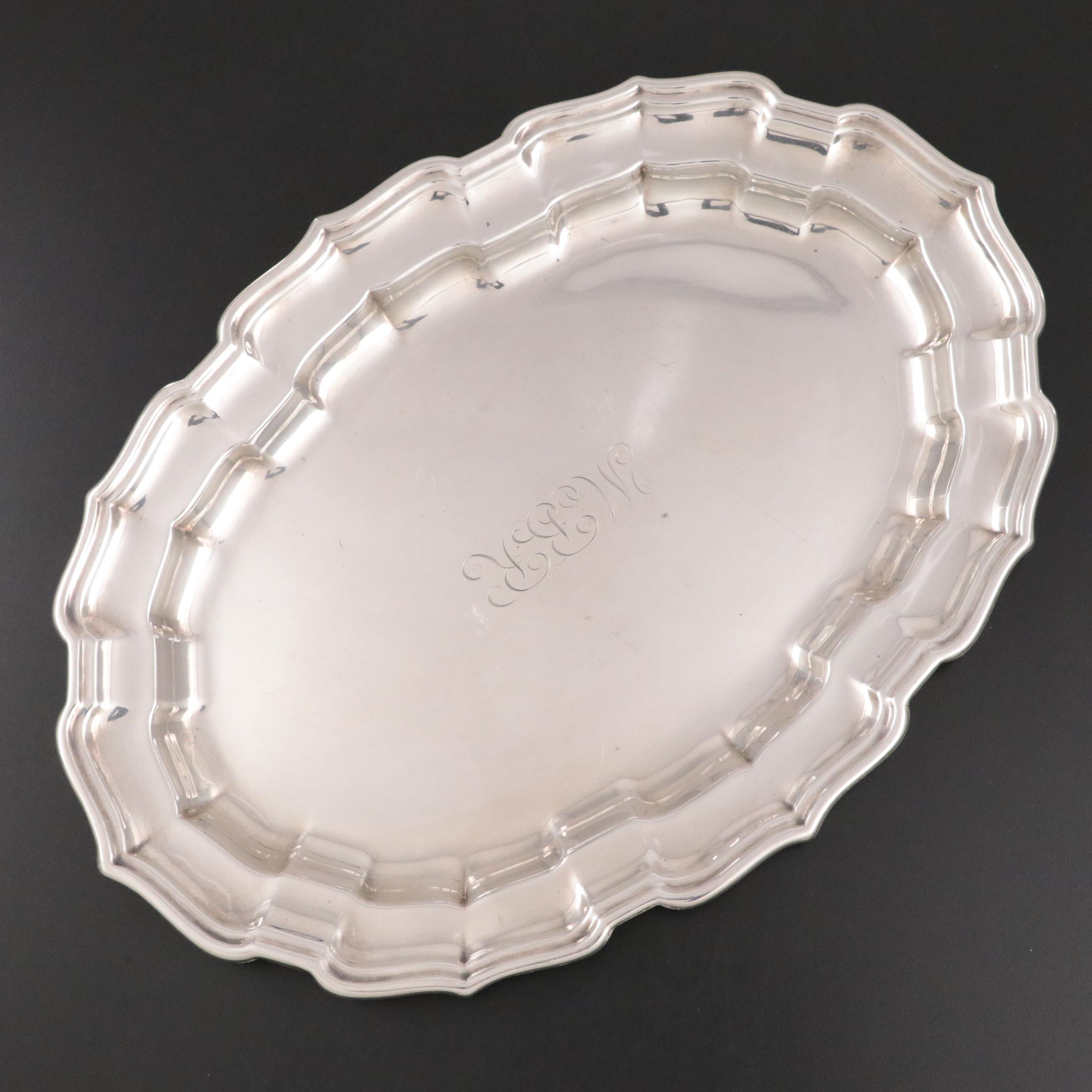 Frank W. Smith Silver Co. Sterling Silver Platter, Early to Mid-20th Century