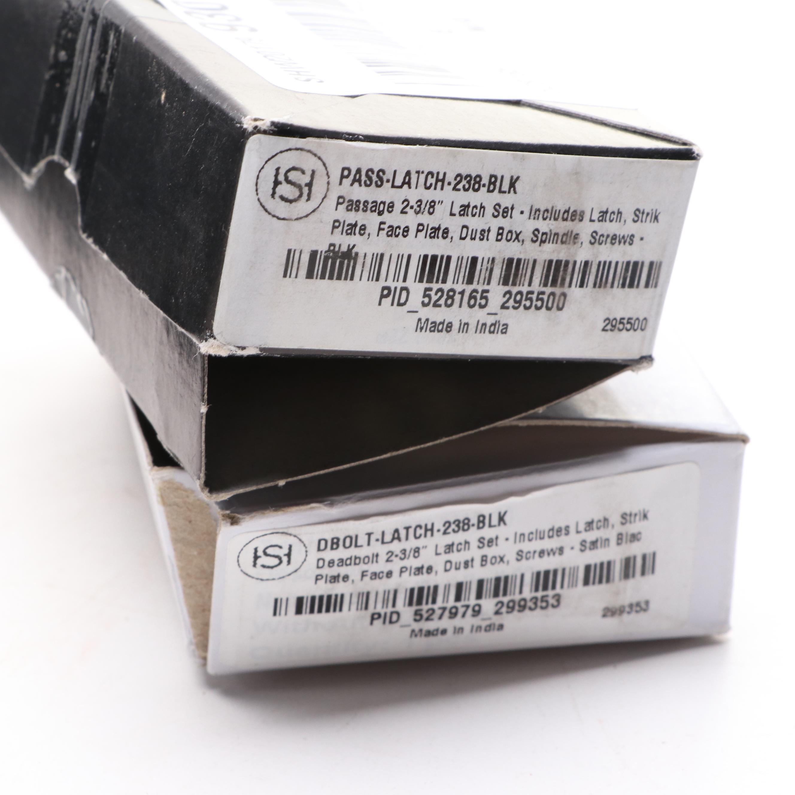 Signature Hardware Satin Black Brass Door Handles