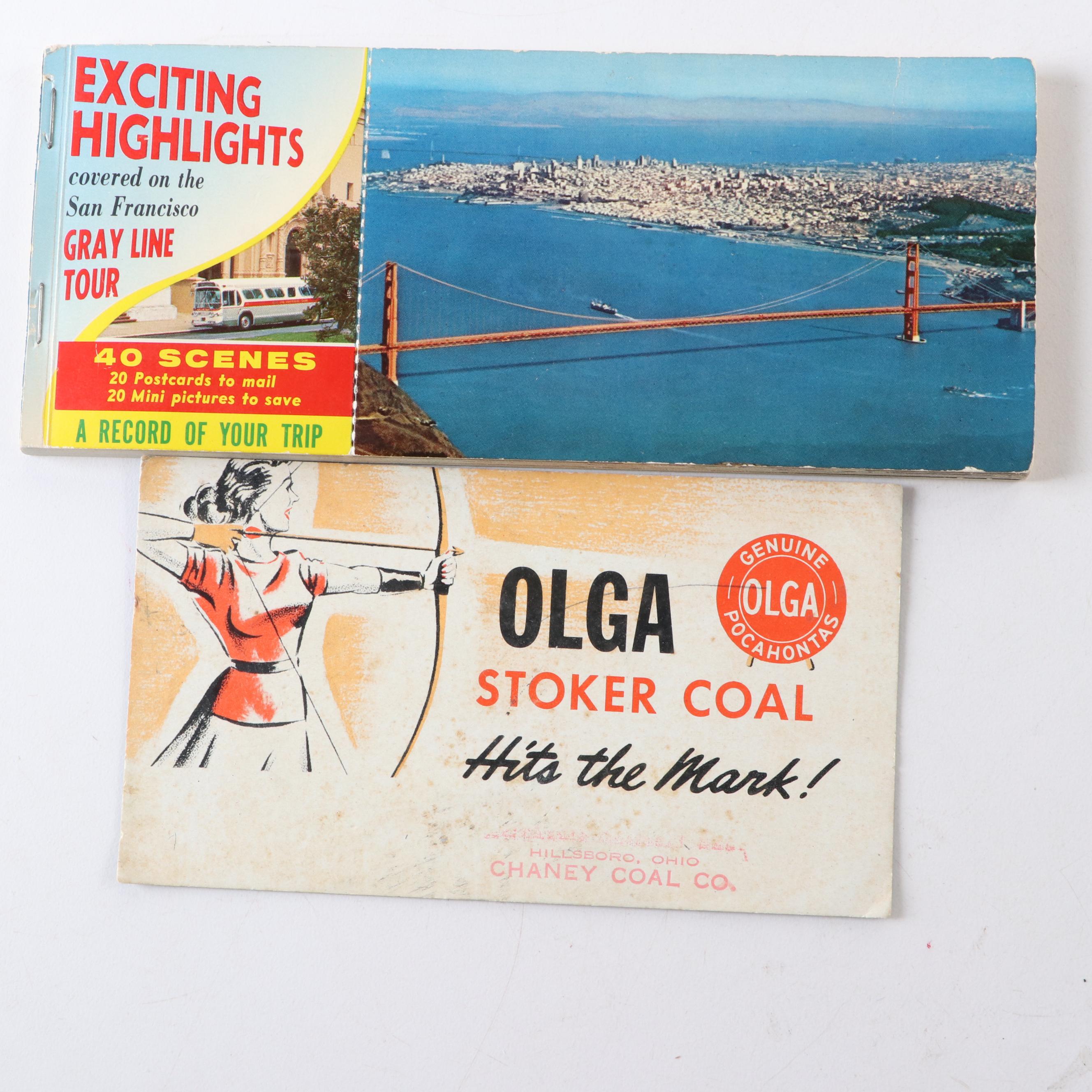 Photograph and Souvenir Postcards with Tintype