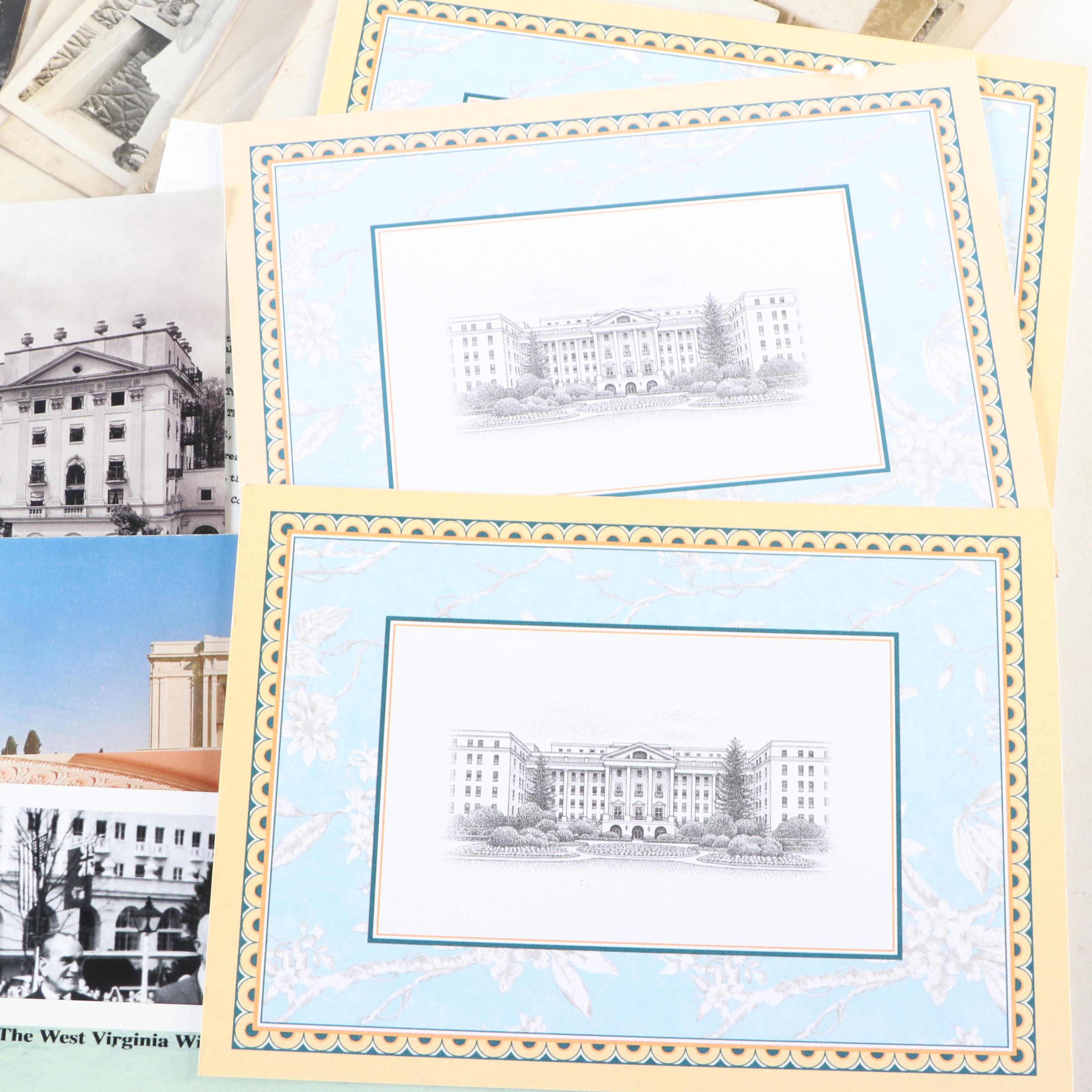 Photograph and Souvenir Postcards with Tintype