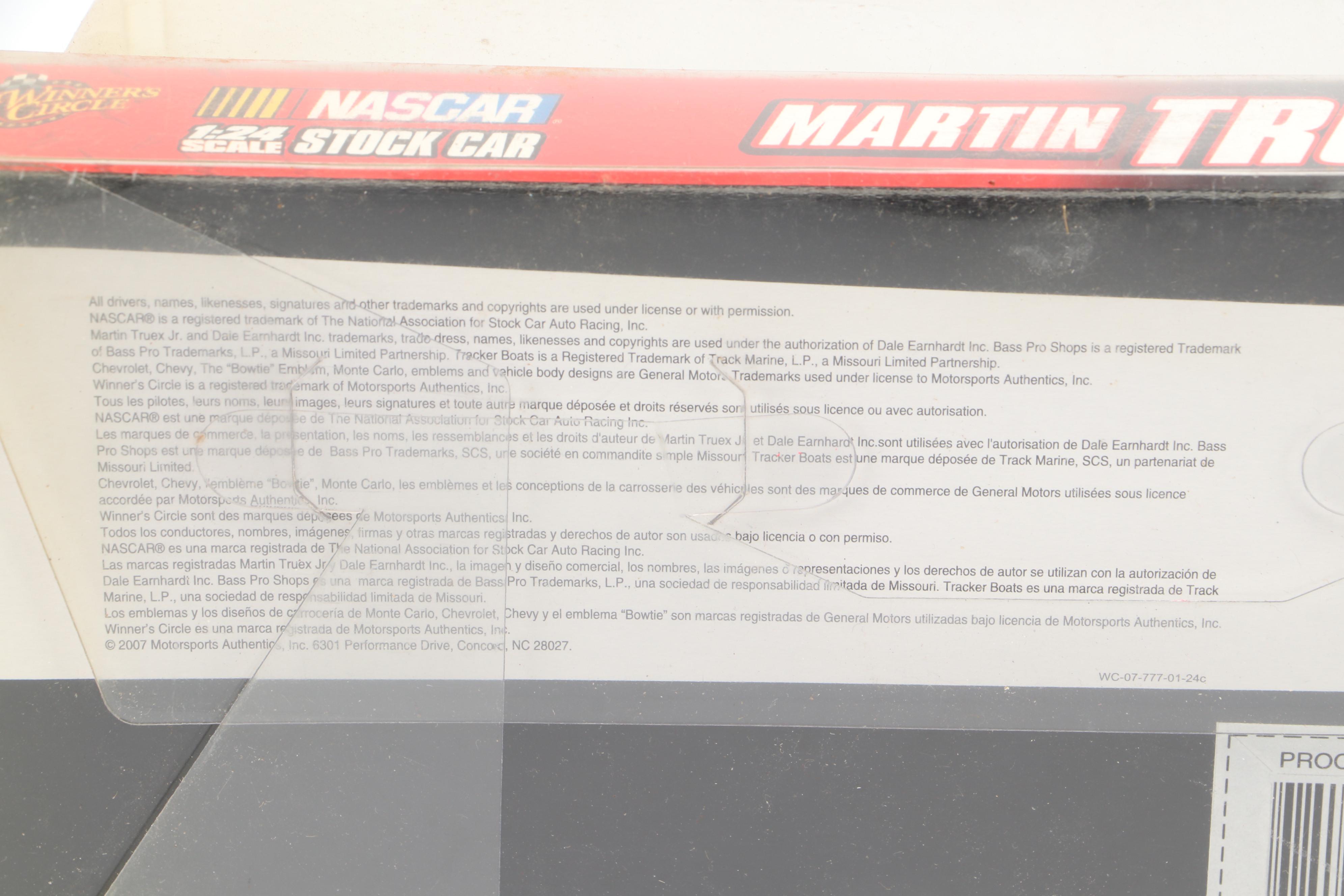 AA Motorsports Authentics NASCAR Diecast Scale Model Cars