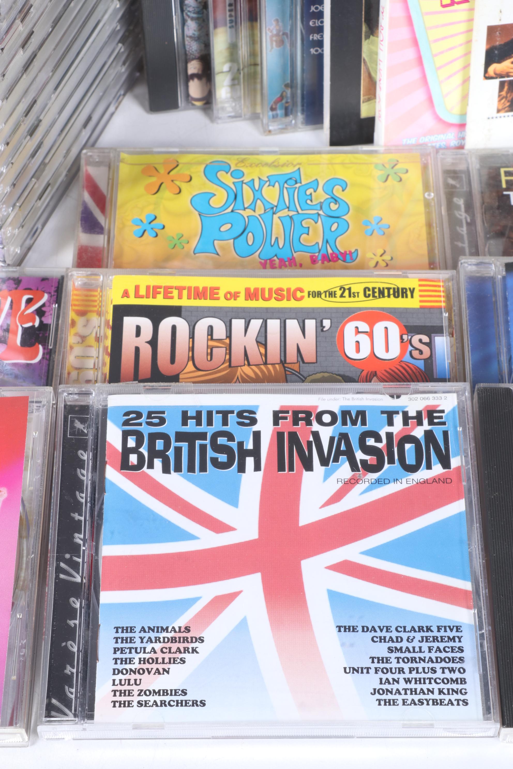 Eclectic Cd Collection Featuring Greatest Hits, Decade Compilations, and More