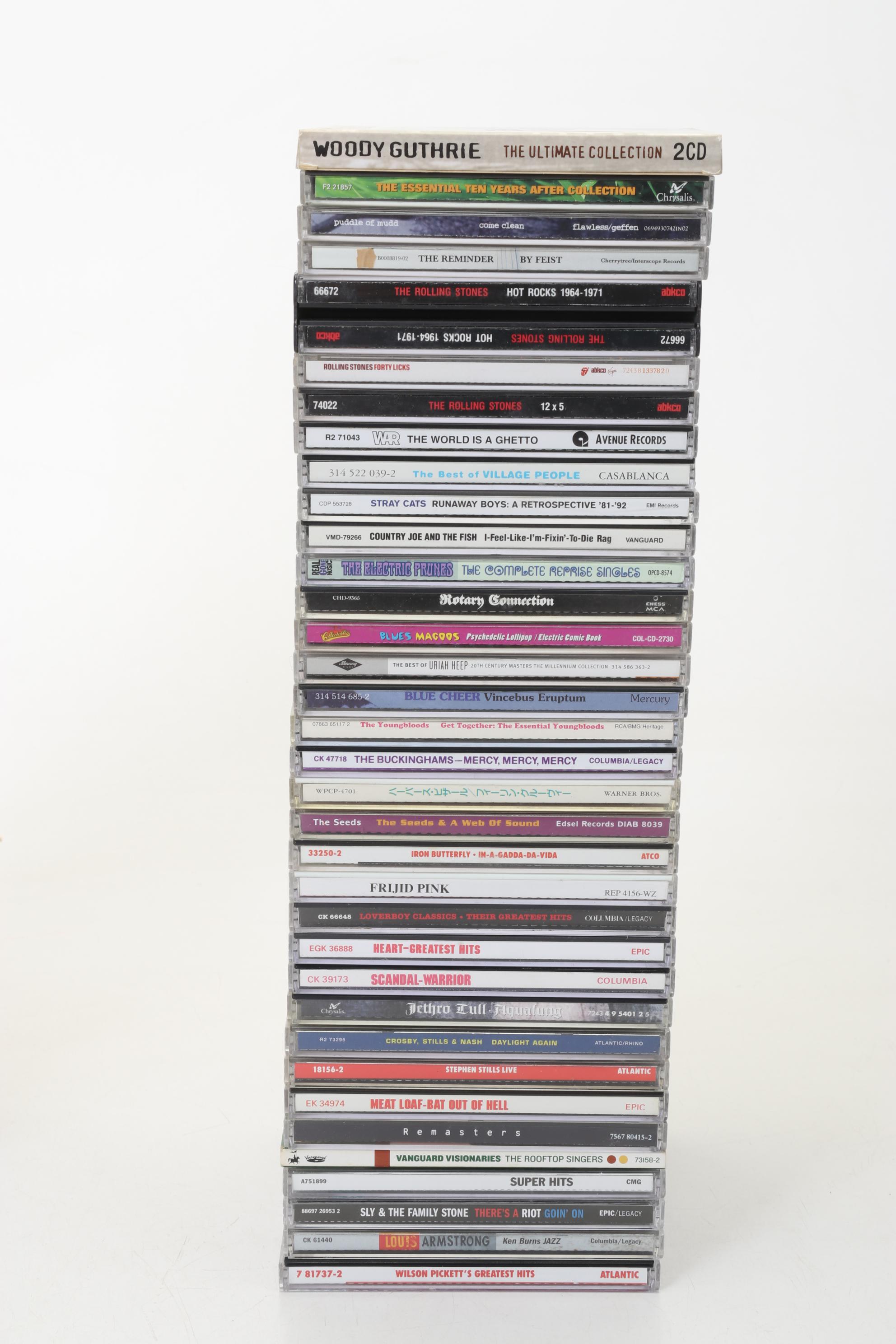 Eclectic Cd Collection Featuring Greatest Hits, Decade Compilations, and More