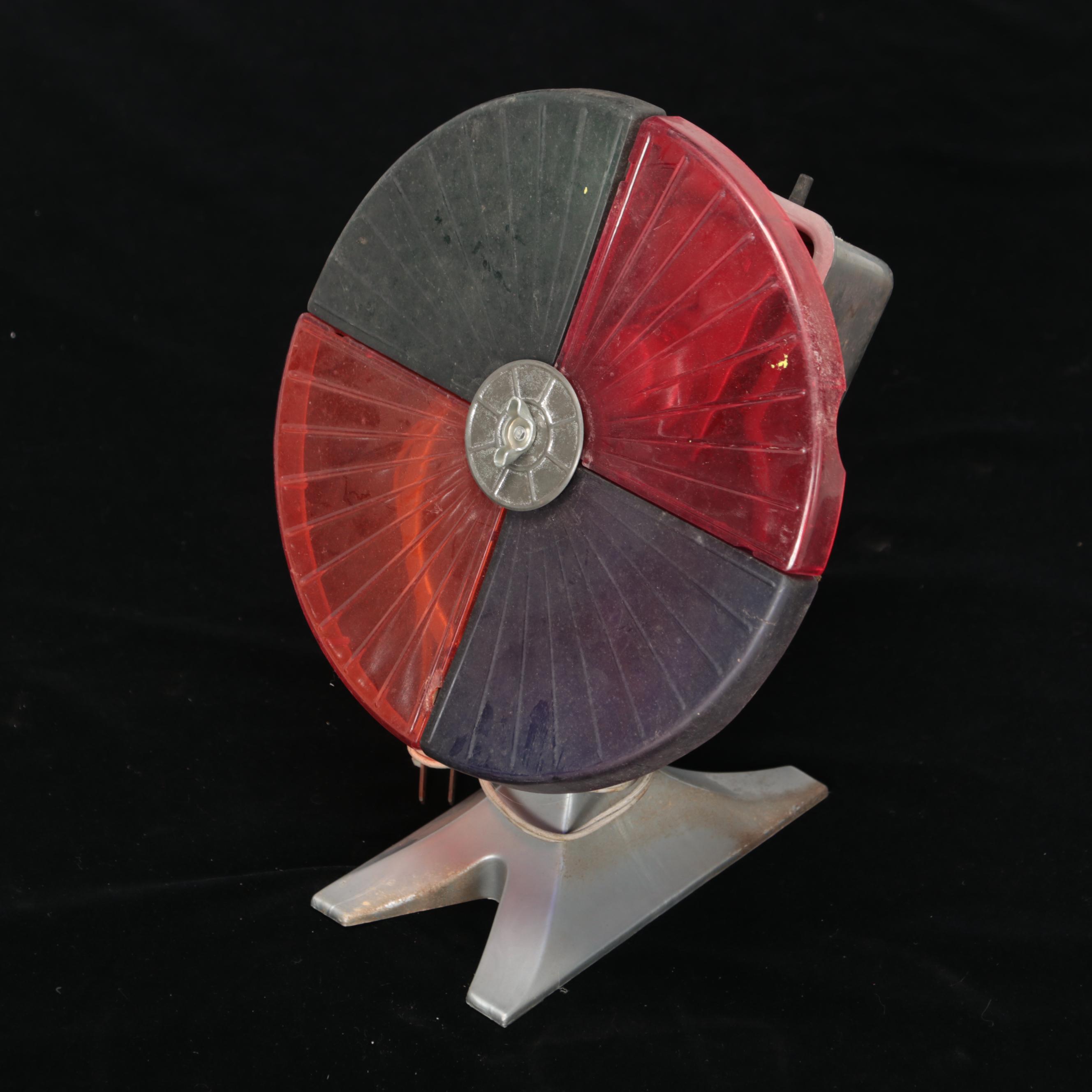 Evergleam Aluminum Pom Pom Tree with Color Wheel and Other Christmas Decor