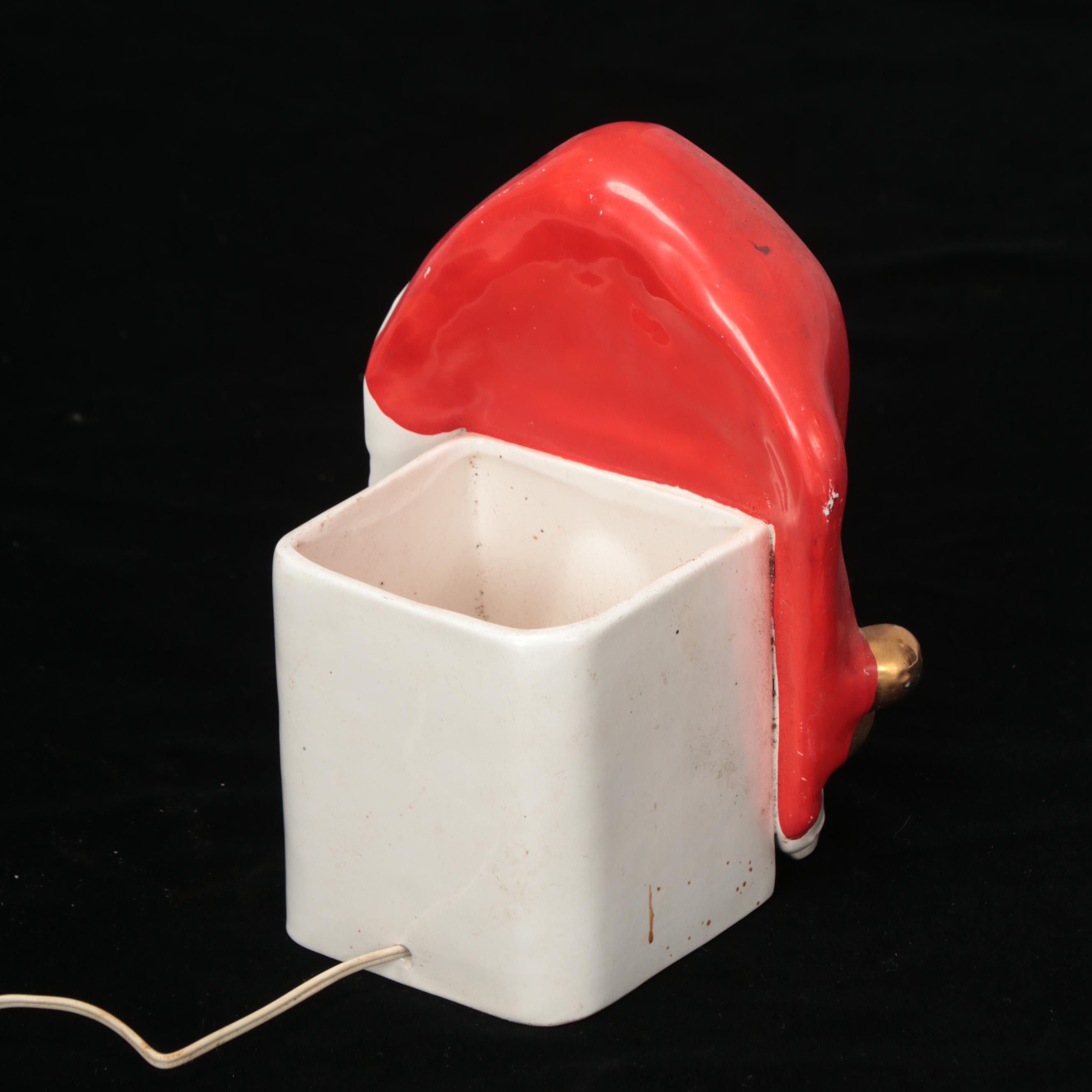 Evergleam Aluminum Pom Pom Tree with Color Wheel and Other Christmas Decor