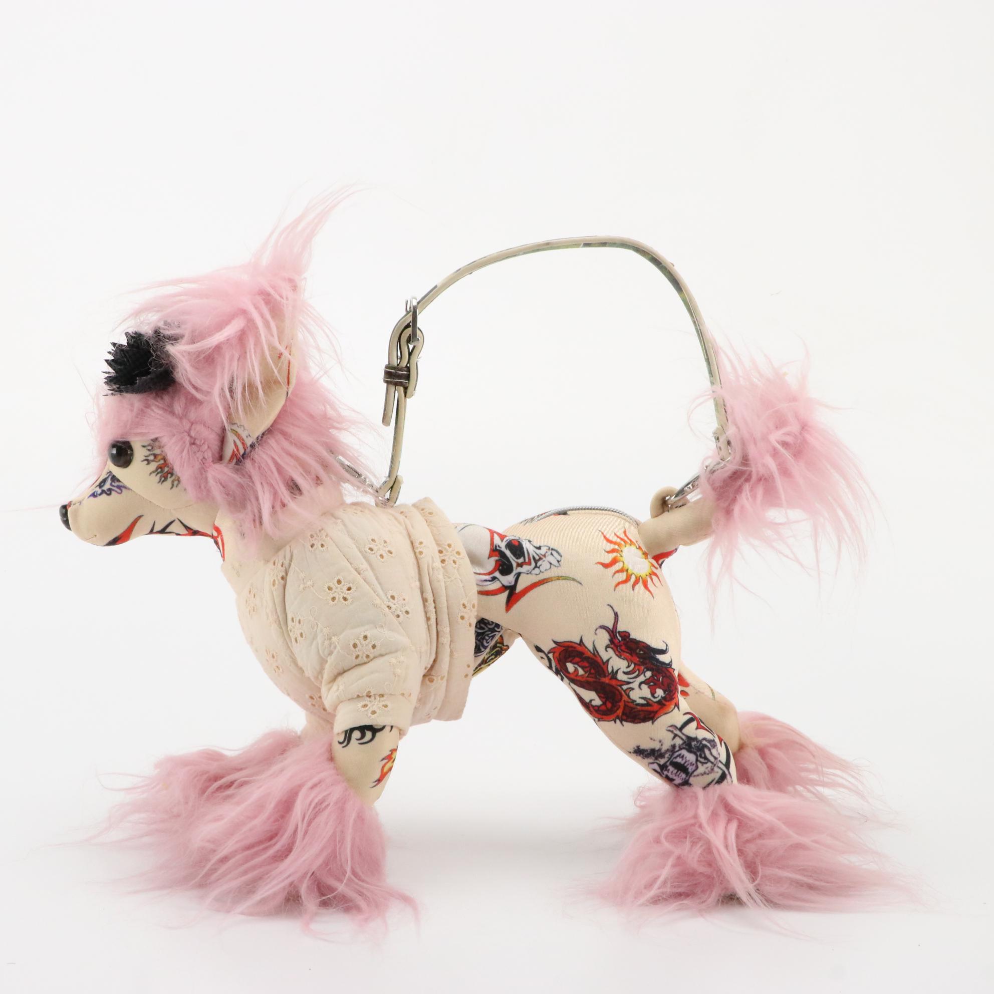 Fuzzy Nation Limited Edition Punk Rocker Chinese Crested Betsey J Puppy Dog Bag