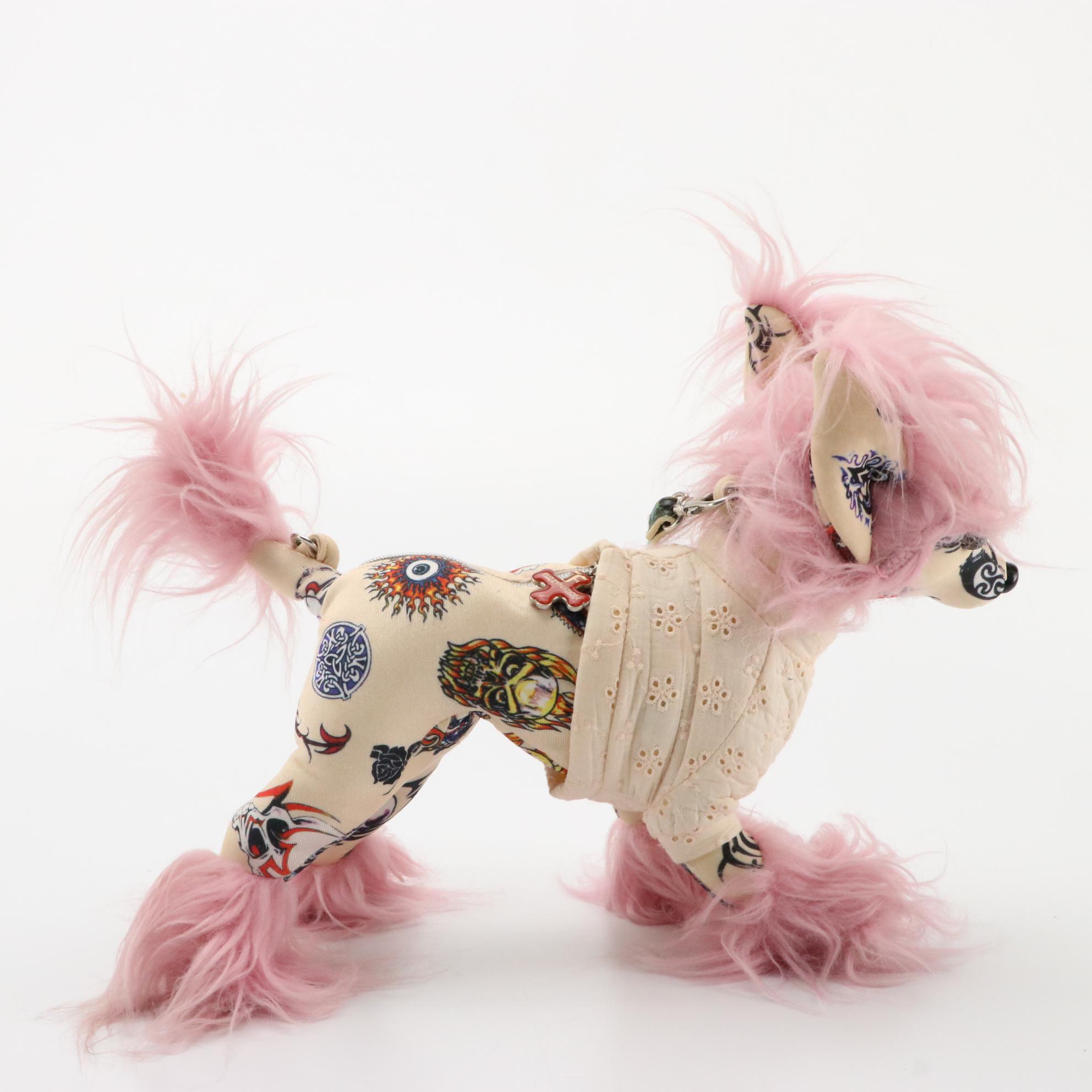 Fuzzy Nation Limited Edition Punk Rocker Chinese Crested Betsey J Puppy Dog Bag