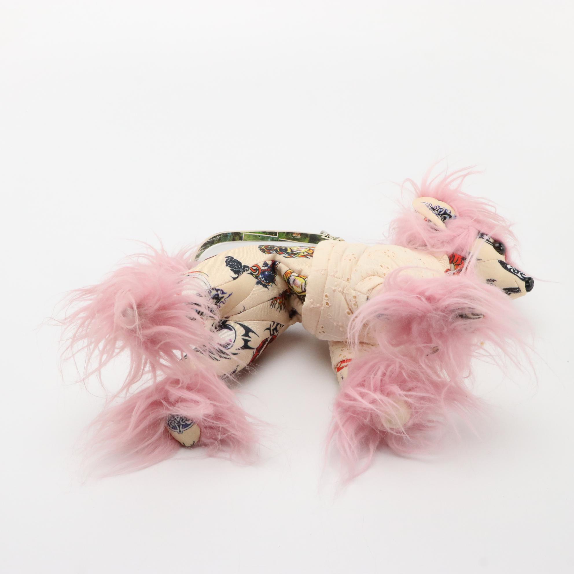Fuzzy Nation Limited Edition Punk Rocker Chinese Crested Betsey J Puppy Dog Bag