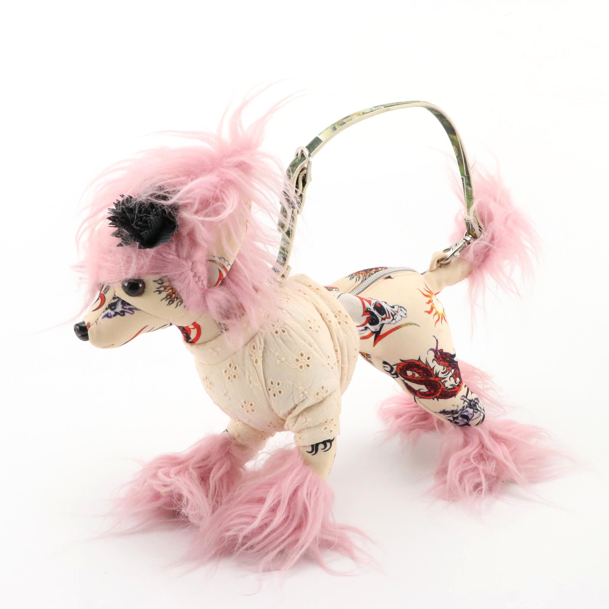 Fuzzy Nation Limited Edition Punk Rocker Chinese Crested Betsey J Puppy Dog Bag