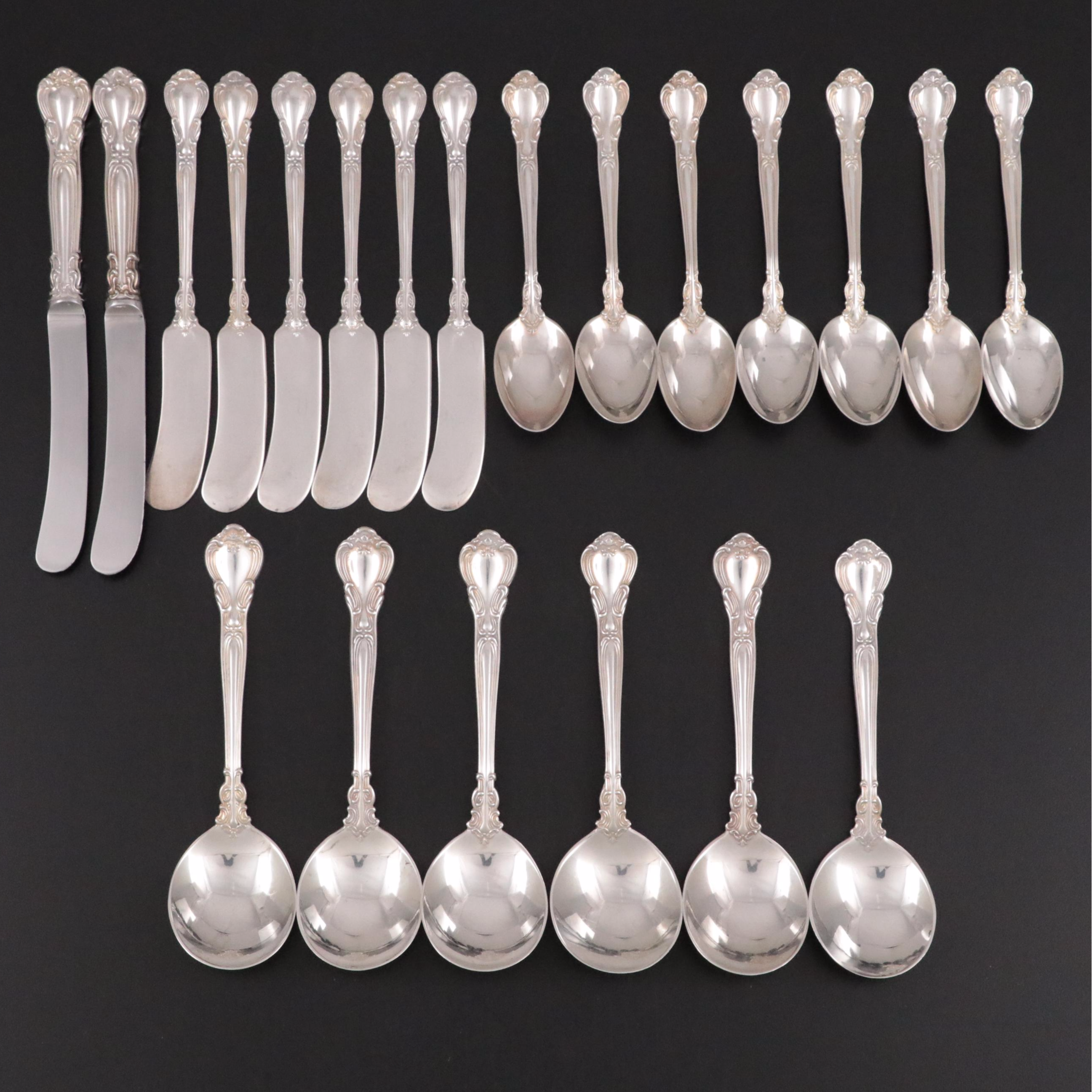 Birk Sterling Silver Soup Spoons, Demitasse Spoons, and More