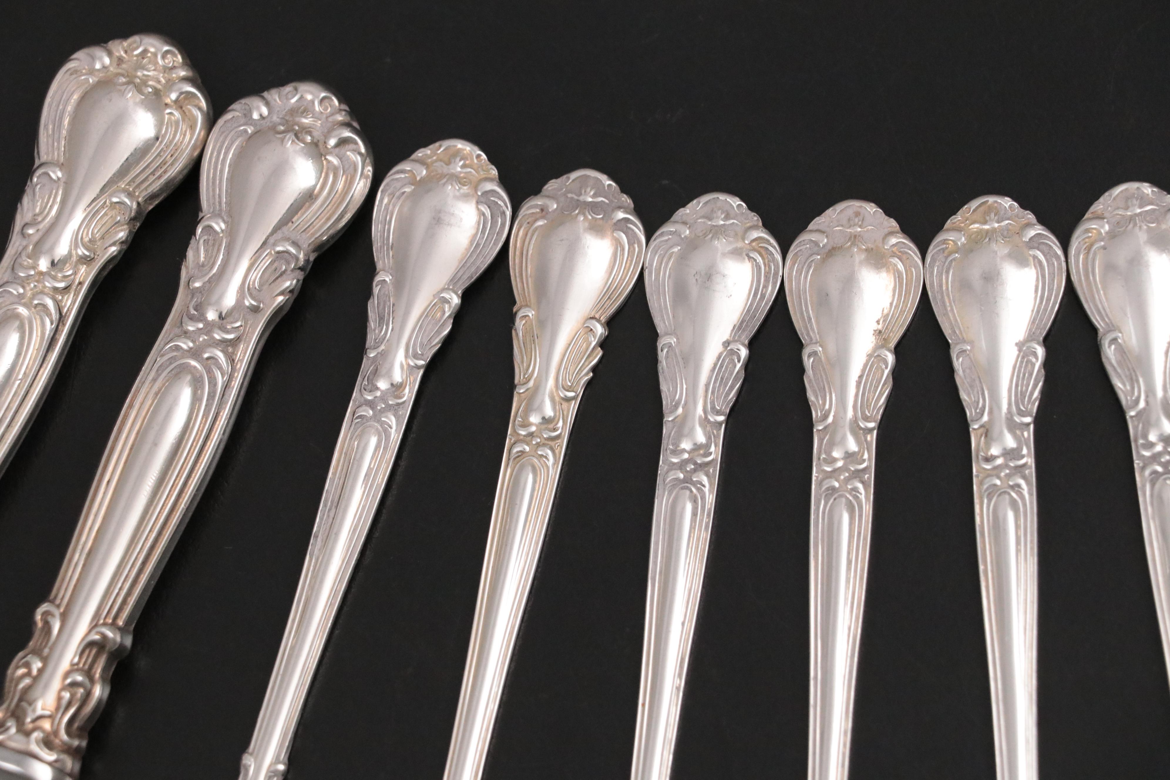 Birk Sterling Silver Soup Spoons, Demitasse Spoons, and More