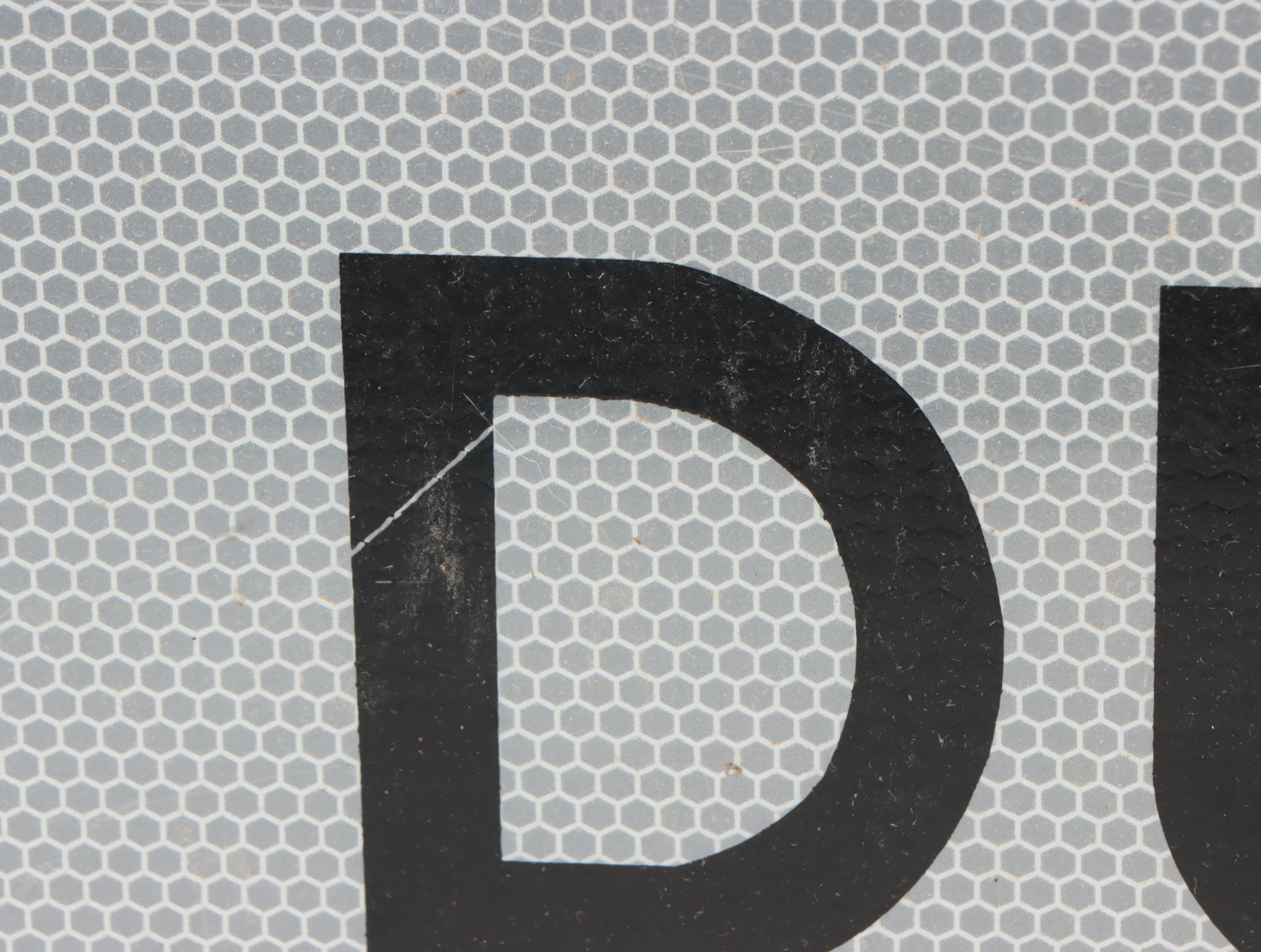 Tennessee DOT Reflective "No Dumping Allowed" Metal Sign