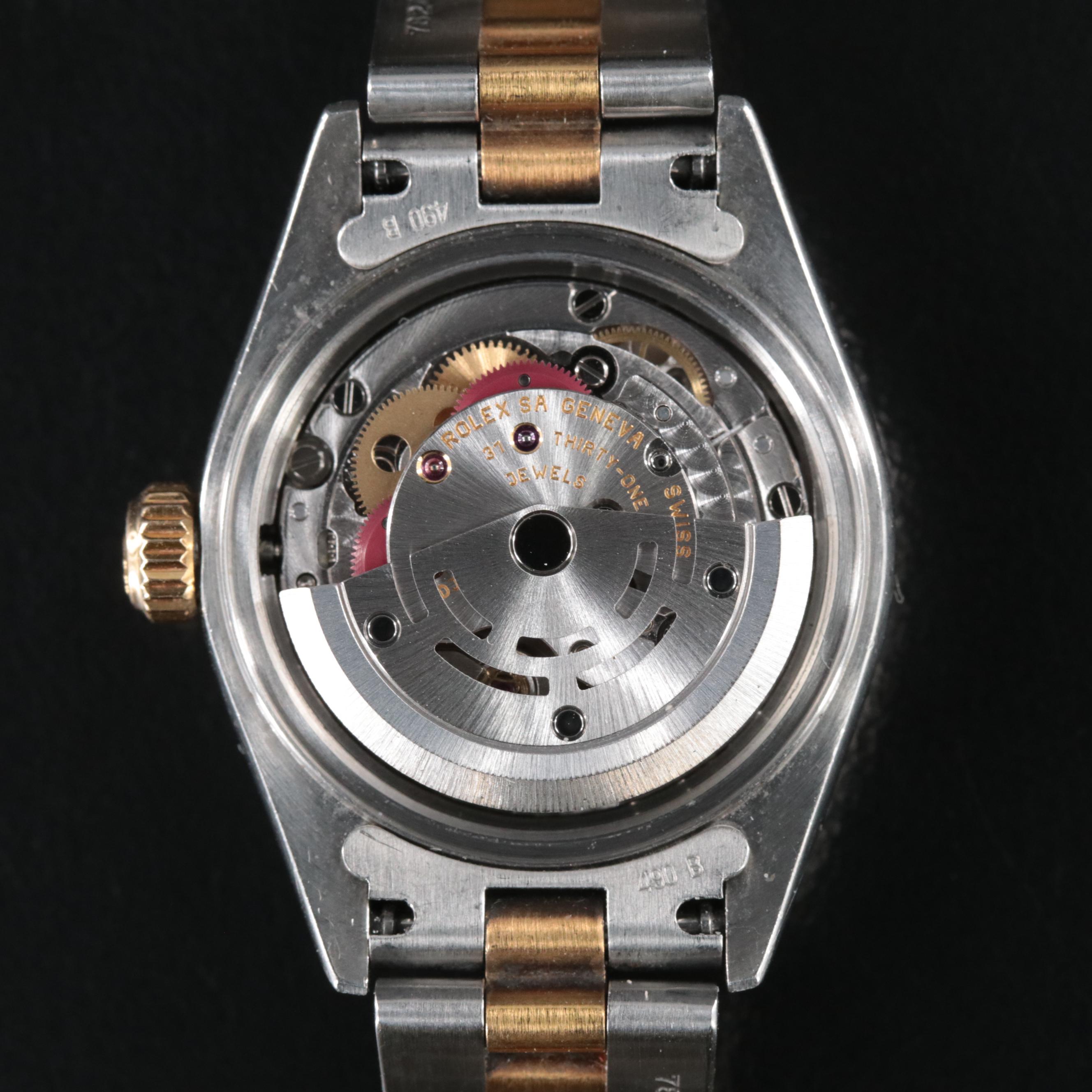 2004 Rolex Pyramid Roman Dial Datejust Watch