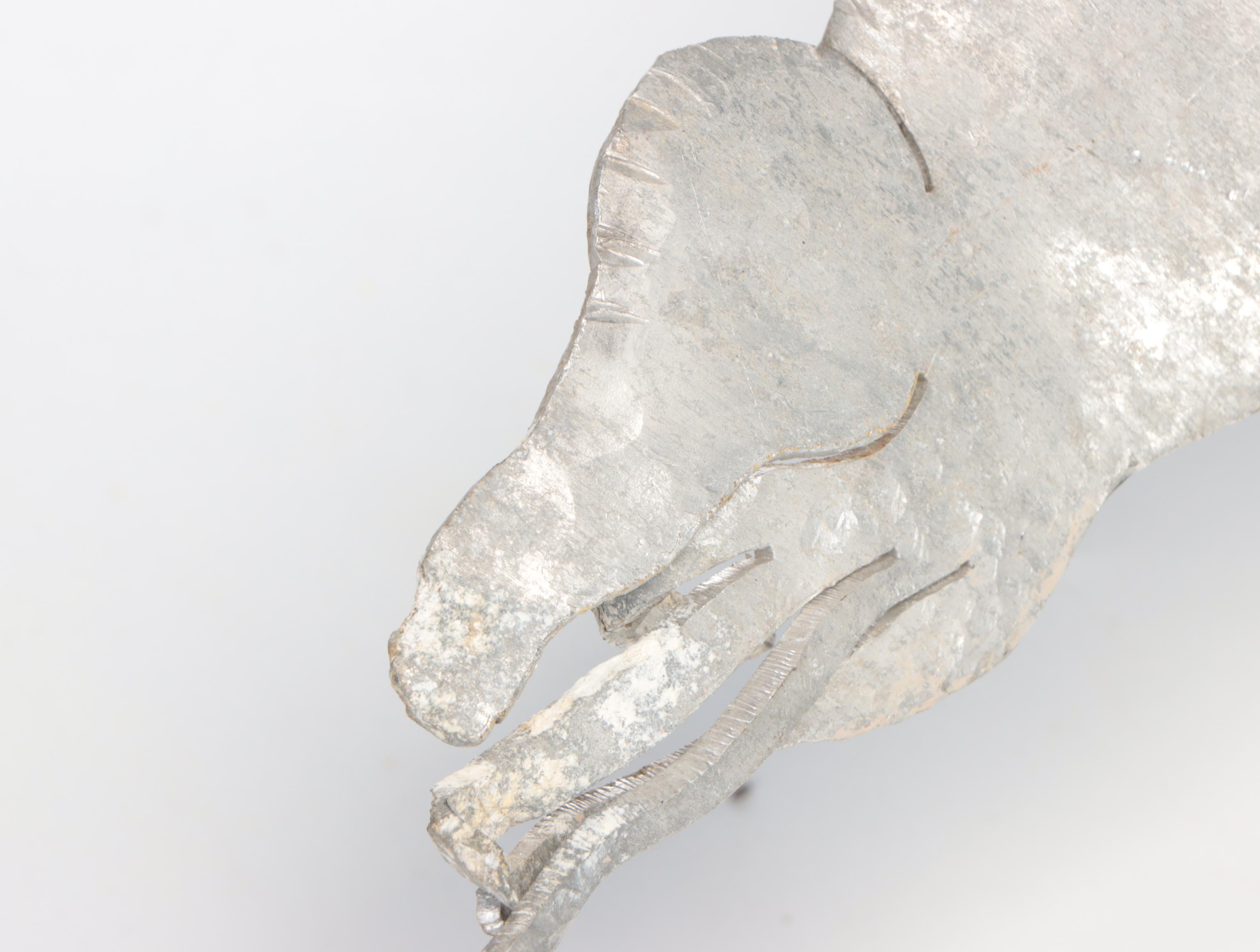 Sculpted Metal Man Wall Art